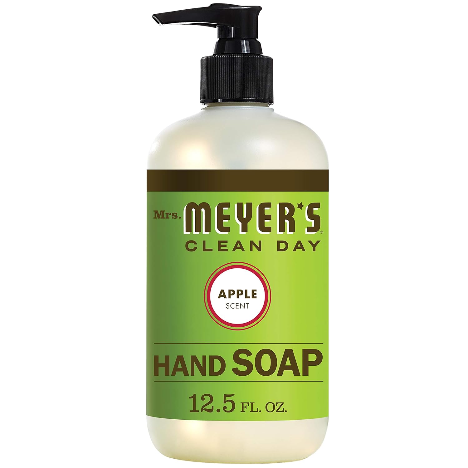 MRS. MEYER'S CLEAN DAY Hand Soap, Made with Essential Oils, Biodegradable Formula, Honeysuckle, 12.5 fl. oz - Pack of 3