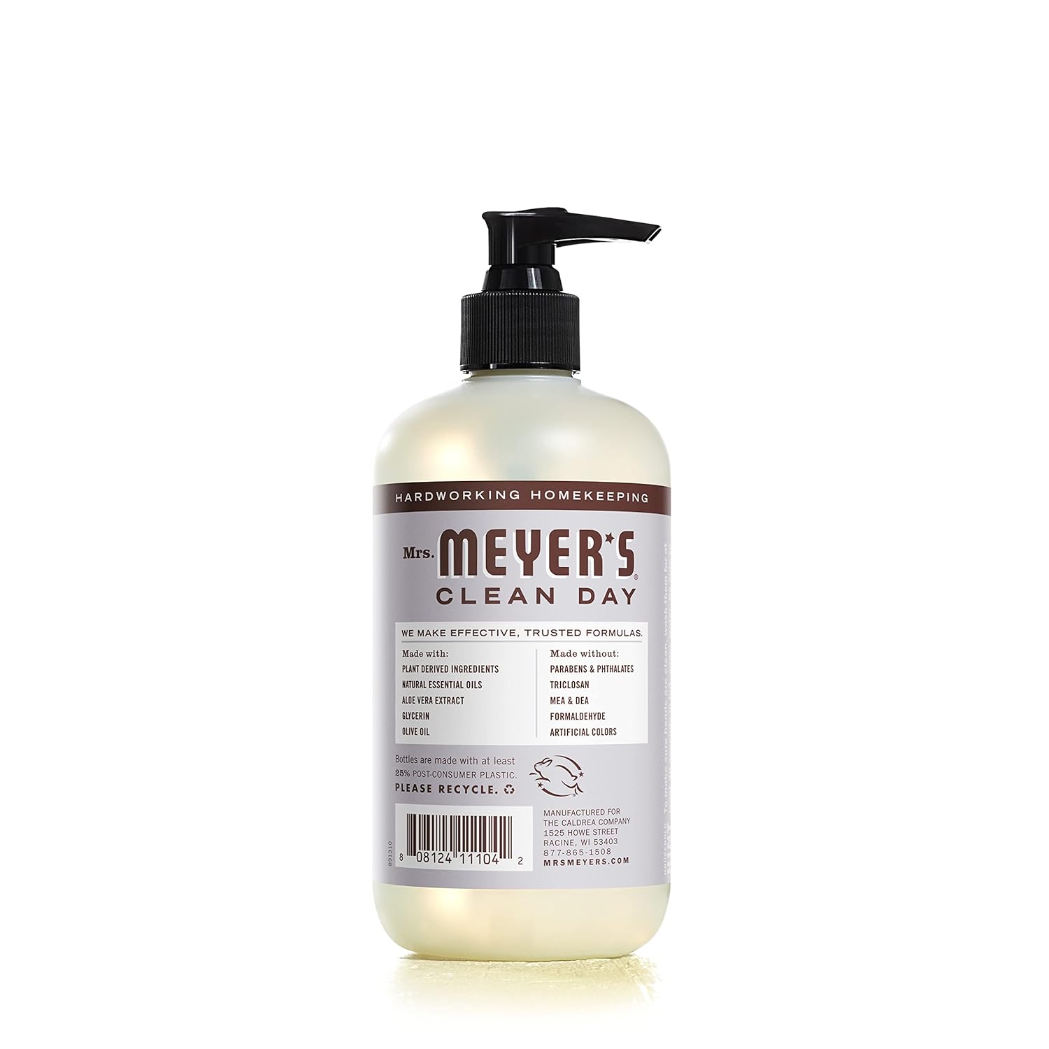 MRS. MEYER'S CLEAN DAY Hand Soap, Made with Essential Oils, Biodegradable Formula, Honeysuckle, 12.5 fl. oz - Pack of 3