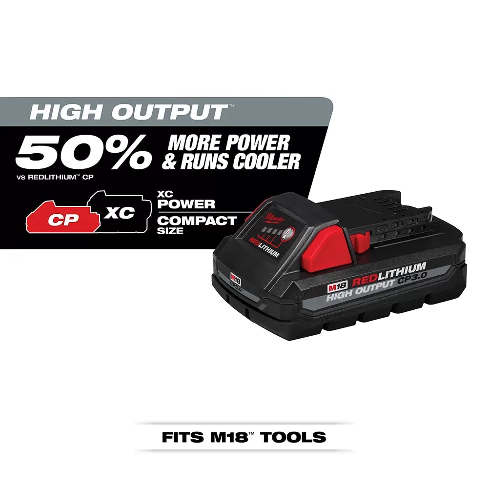 Milwaukee 48-11-1835 M18 18V 3.0Ah REDLITHIUM High Output Compact Battery Pack