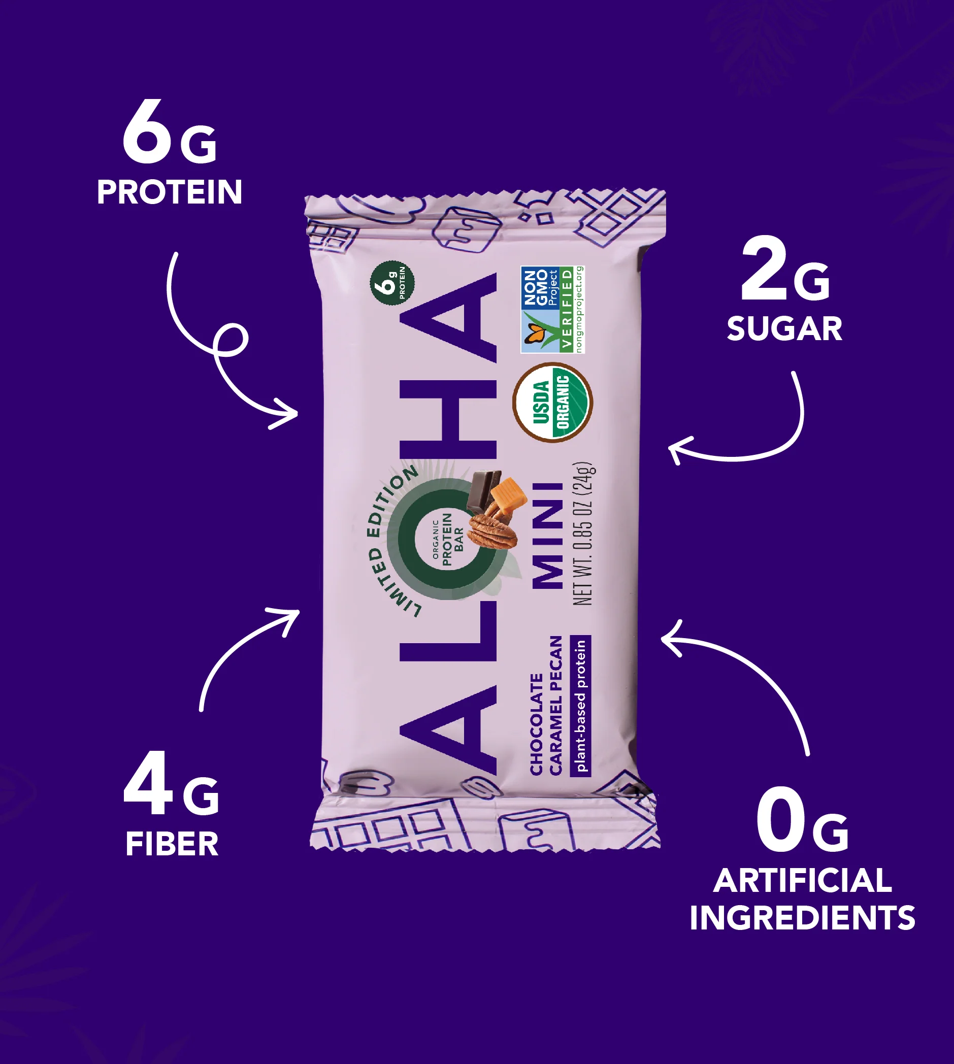 Mini Bars - Chocolate Caramel Pecan