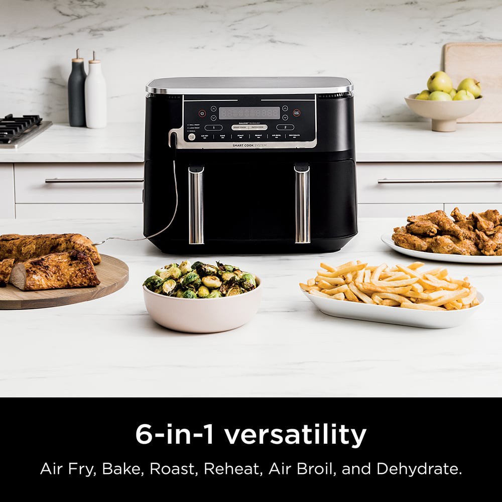 Air Fryer with 2 Independent Frying Baskets