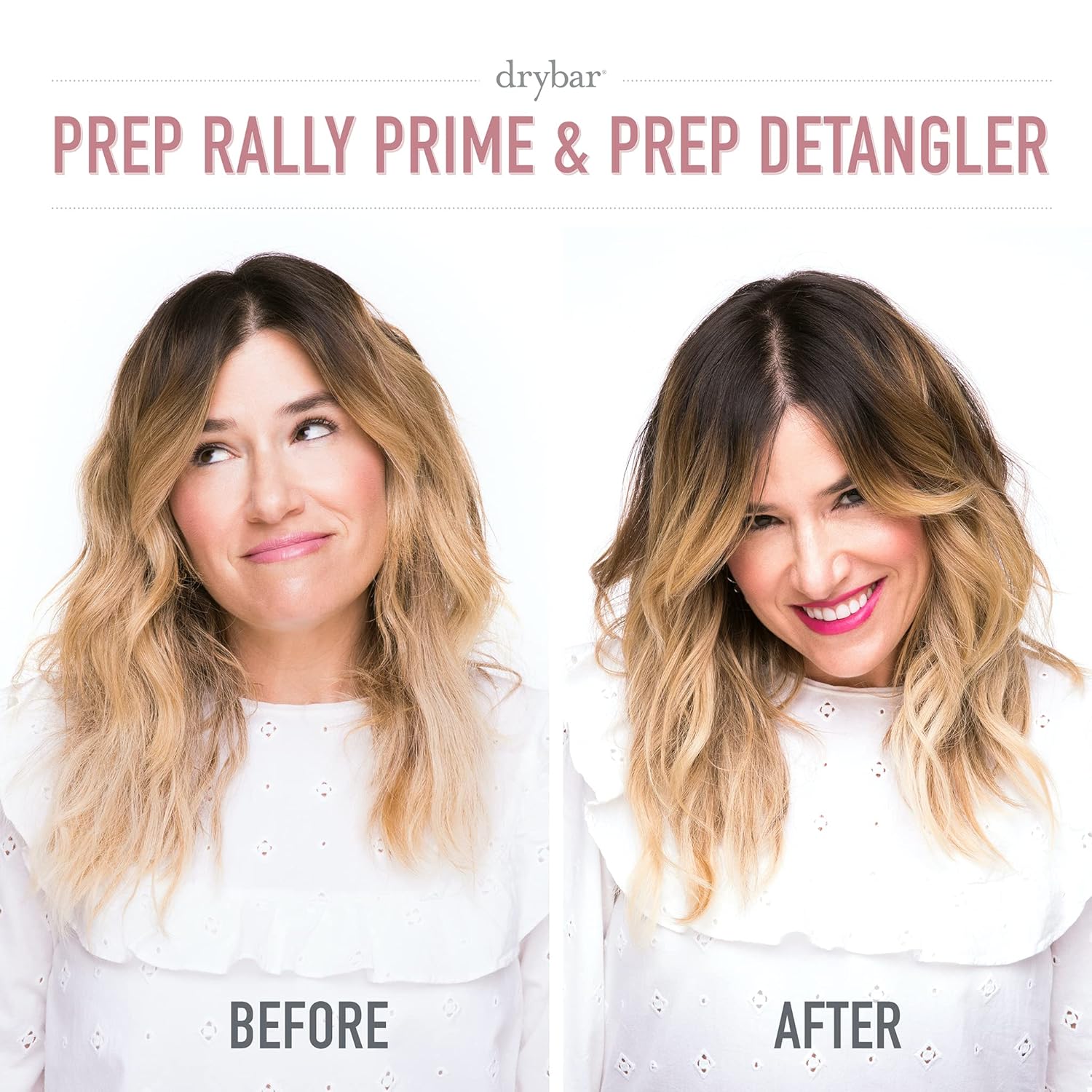 Drybar Prep Rally Prime & Prep Detangler | Nourishes Hair, Detangles with Ease, Leaves Hair Soft & Manageable, Protects Hair, Cruelty Free
