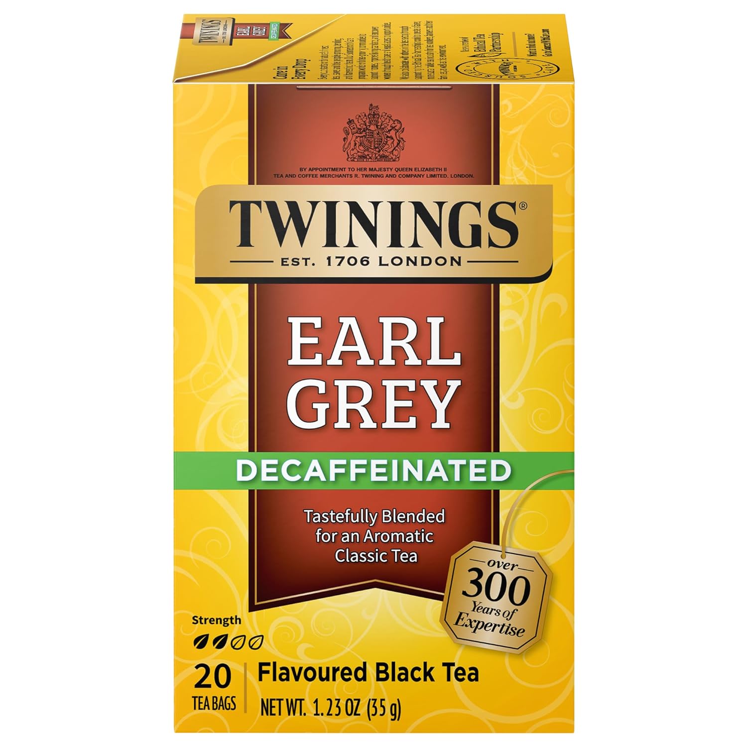 Twinings English Breakfast Black Tea Individually Wrapped Bags, 100 Count (Pack of 1), Smooth, Flavourful, and Robust, Caffeinated, Enjoy Hot or Iced | Packaging May Vary