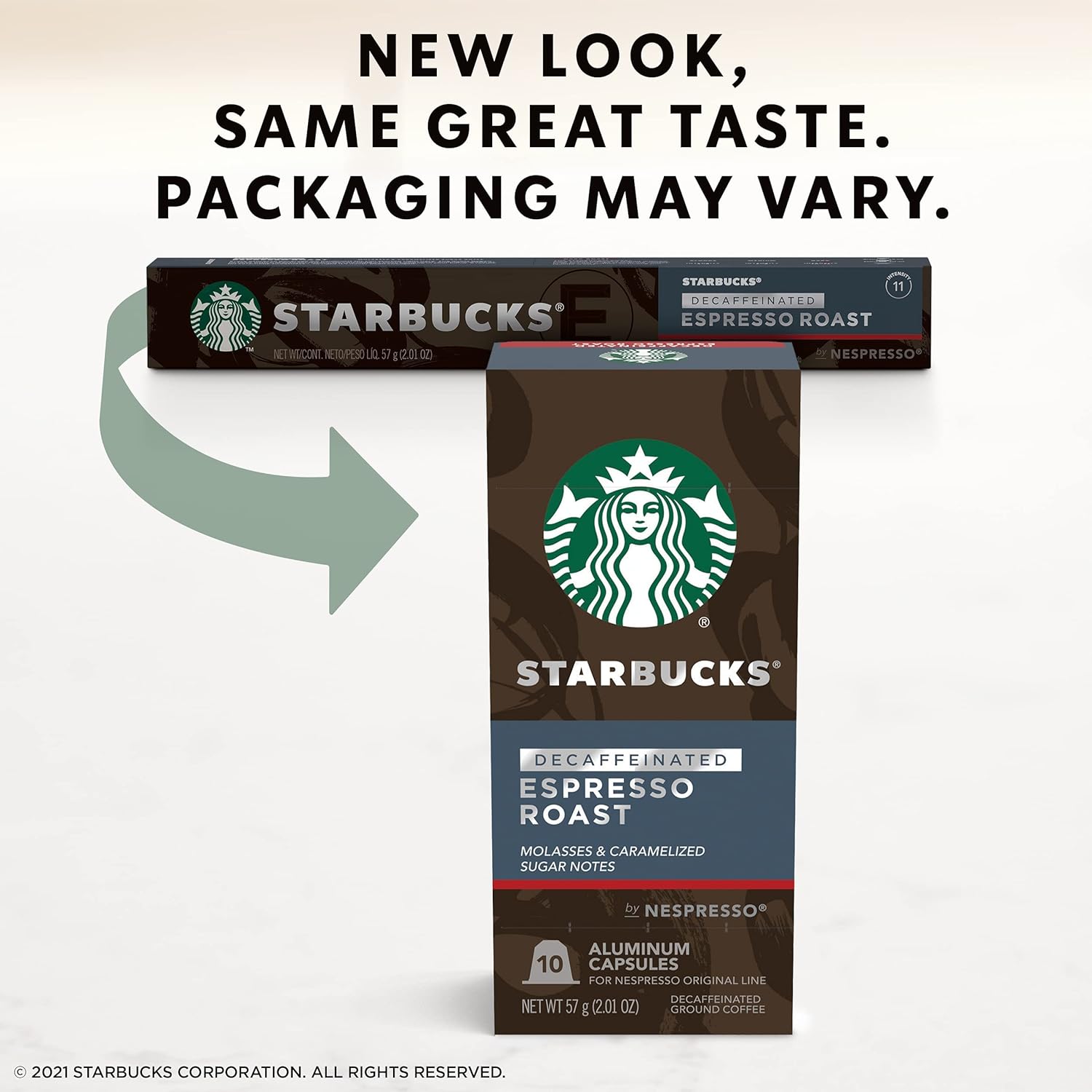 Starbucks by Nespresso Original Line Dark Roast Espresso, 50-count Espresso Pods