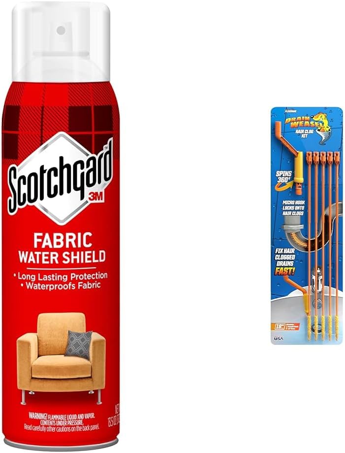 Scotchgard Fabric Water Shield, Water Repellent Spray for Spring and Summer Clothing and Household Upholstery Items, Long-Lasting Protection for Seasonal Fabric, Two 10 Oz Cans (Pack of 2)