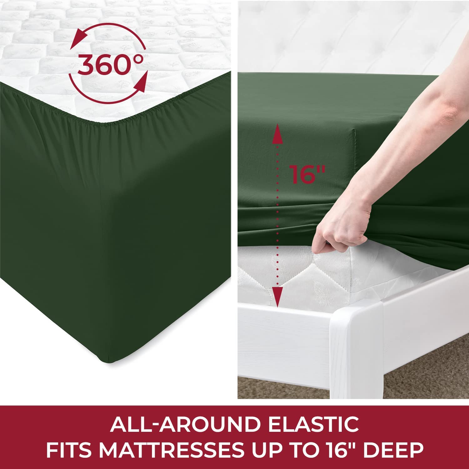 Queen Sheet Sett- 4 Piece