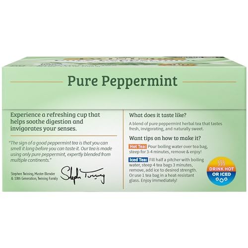 Twinings English Breakfast Black Tea Individually Wrapped Bags, 100 Count (Pack of 1), Smooth, Flavourful, and Robust, Caffeinated, Enjoy Hot or Iced | Packaging May Vary