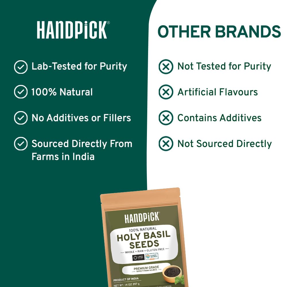 HANDPICK, Peppermint Tea, Eco-Conscious Tea Bags - 100 Count | Caffeine Free, Non-GMO | Minty, Fresh & Cool flavor | Direct From Source