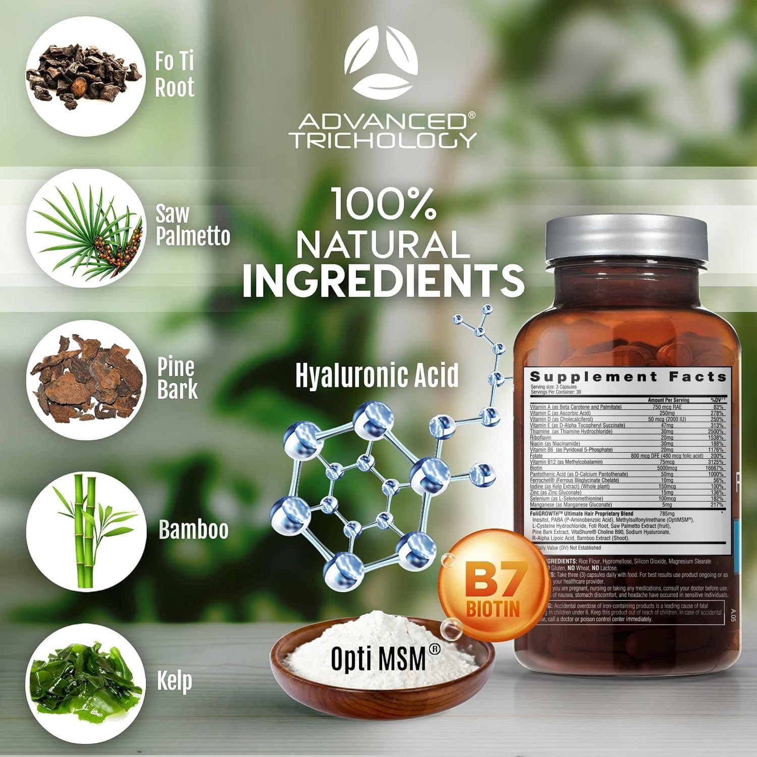 FoliGROWTH™ Hair Growth Supplement for Thicker Fuller Hair | Approved* by the American Hair Loss Association | Revitalize Thinning Hair, Backed by 20 Years of Experience in Hair Loss Treatment Clinics