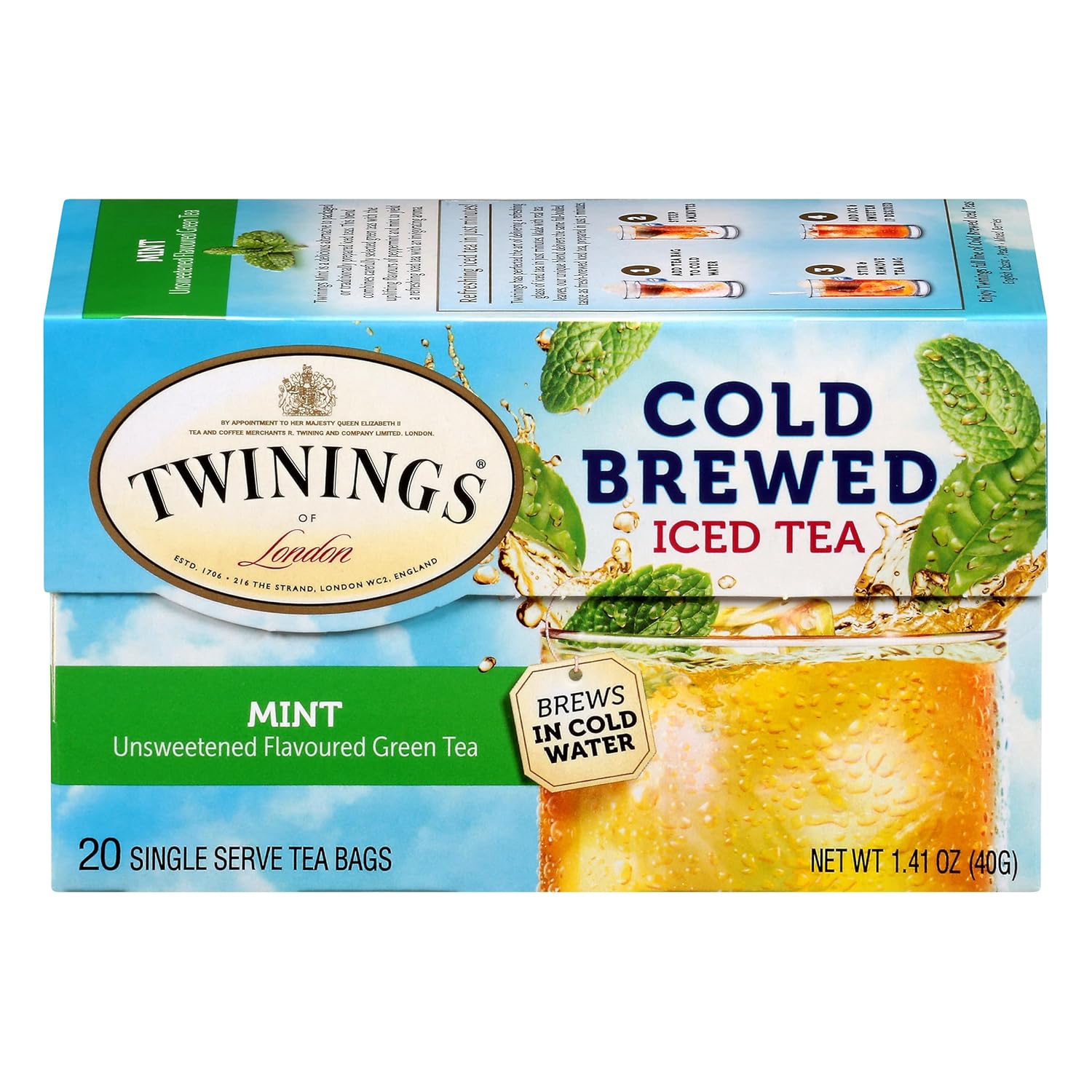 Twinings English Breakfast Black Tea Individually Wrapped Bags, 100 Count (Pack of 1), Smooth, Flavourful, and Robust, Caffeinated, Enjoy Hot or Iced | Packaging May Vary