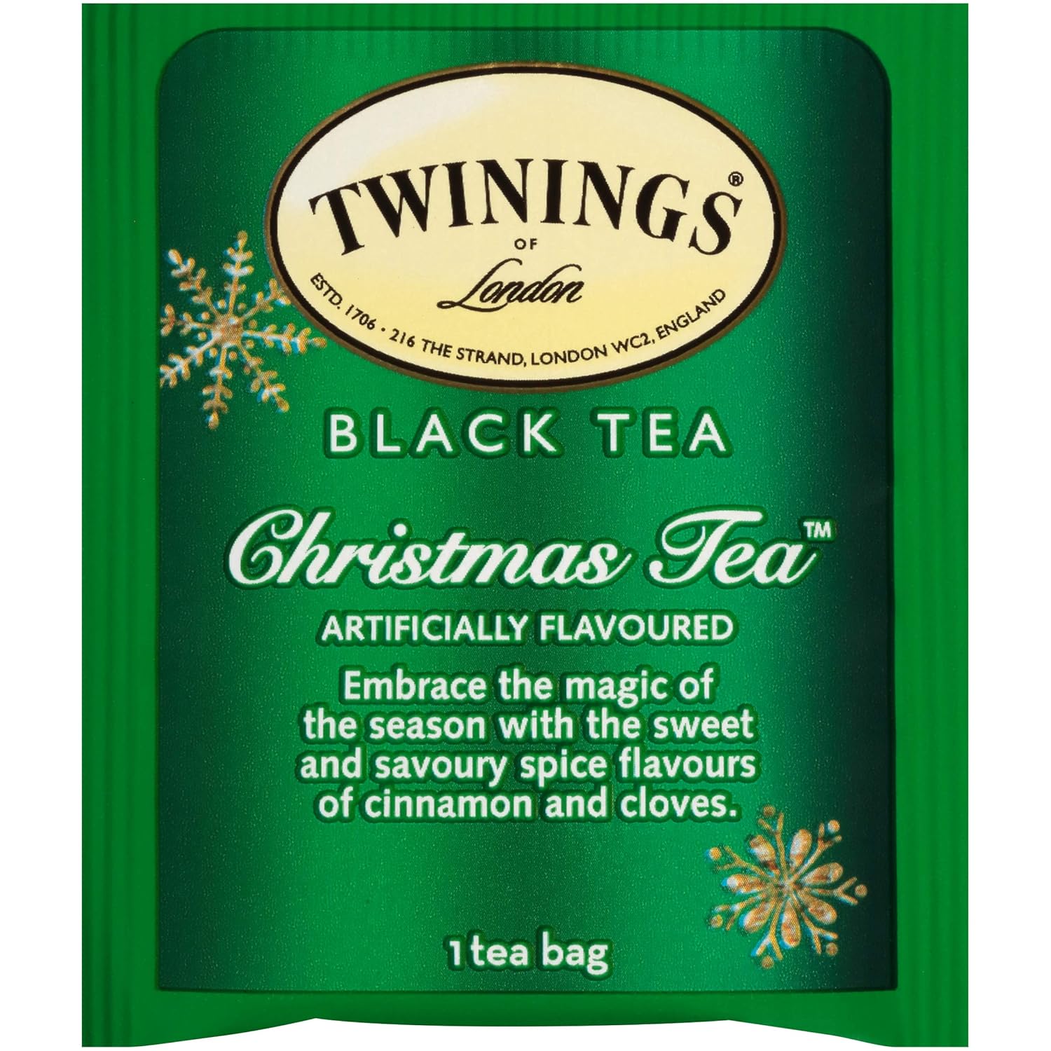 Twinings English Breakfast Black Tea Individually Wrapped Bags, 100 Count (Pack of 1), Smooth, Flavourful, and Robust, Caffeinated, Enjoy Hot or Iced | Packaging May Vary