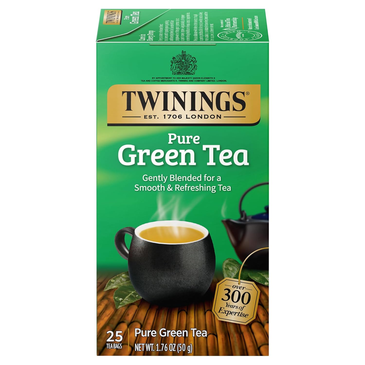 Twinings English Breakfast Black Tea Individually Wrapped Bags, 100 Count (Pack of 1), Smooth, Flavourful, and Robust, Caffeinated, Enjoy Hot or Iced | Packaging May Vary