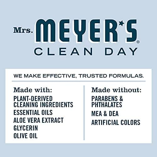 MRS. MEYER'S CLEAN DAY Hand Soap, Made with Essential Oils, Biodegradable Formula, Honeysuckle, 12.5 fl. oz - Pack of 3