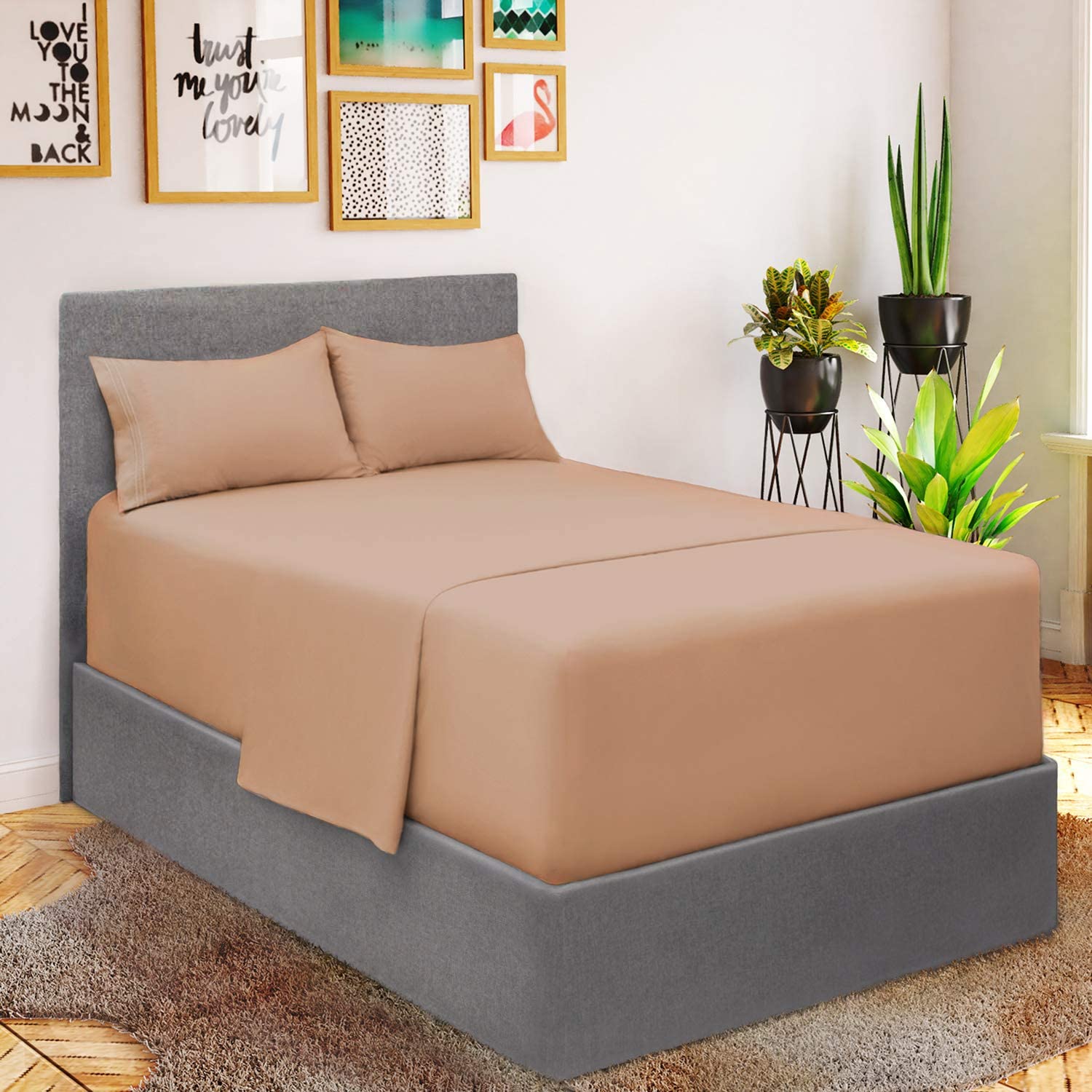 Queen Sheet Sett- 4 Piece