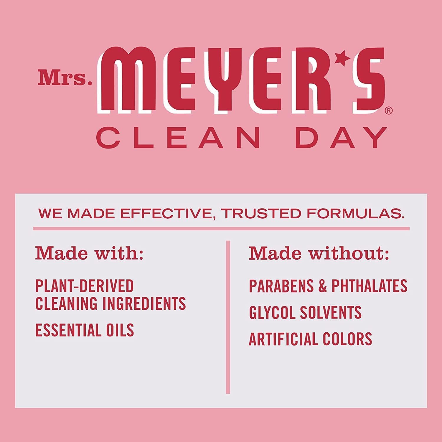 MRS. MEYER'S CLEAN DAY Hand Soap, Made with Essential Oils, Biodegradable Formula, Honeysuckle, 12.5 fl. oz - Pack of 3