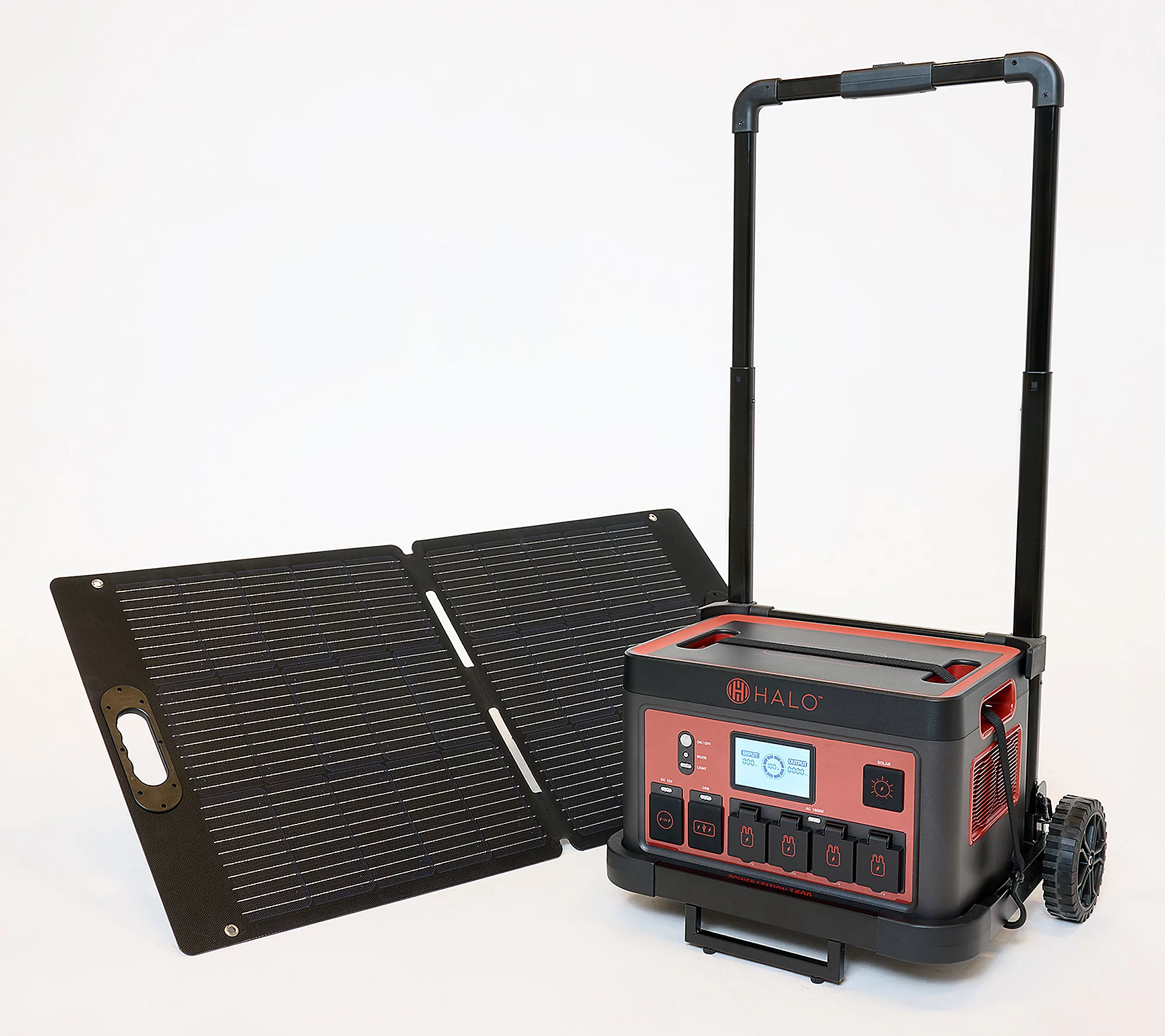🎁Buy One Get One FREE – HALO 1600Wh Power Station + 100W Solar Panel & Trolley | Today Only!