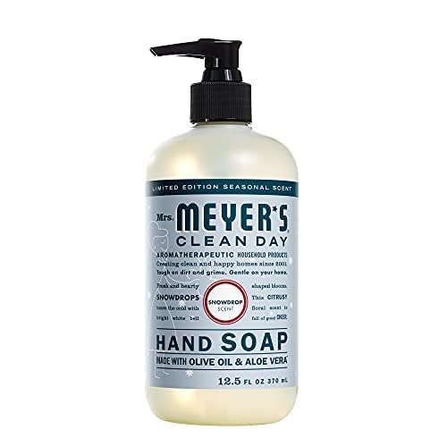 MRS. MEYER'S CLEAN DAY Hand Soap, Made with Essential Oils, Biodegradable Formula, Honeysuckle, 12.5 fl. oz - Pack of 3