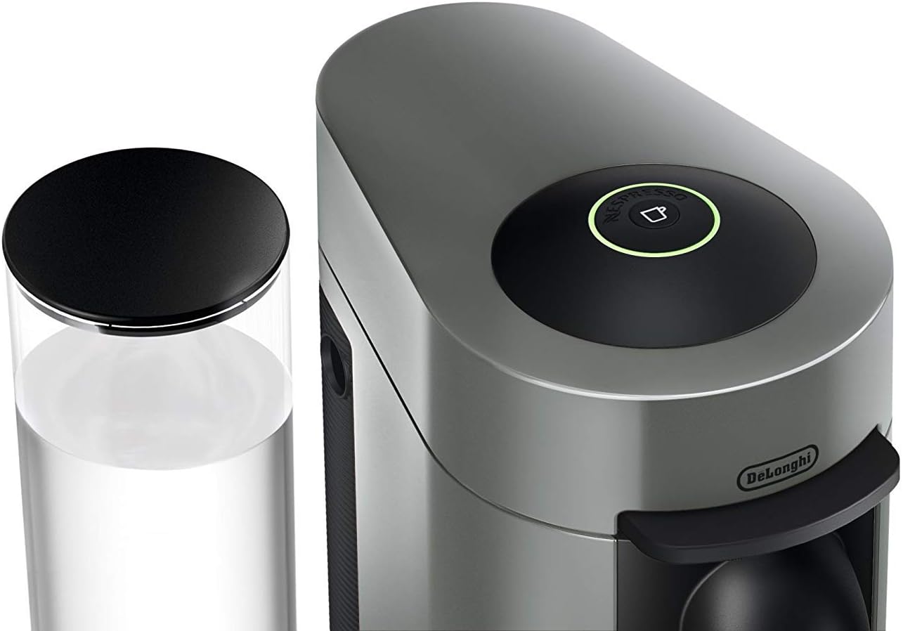 Nespresso Vertuo Plus Coffee and Espresso Maker by De'Longhi, Grey