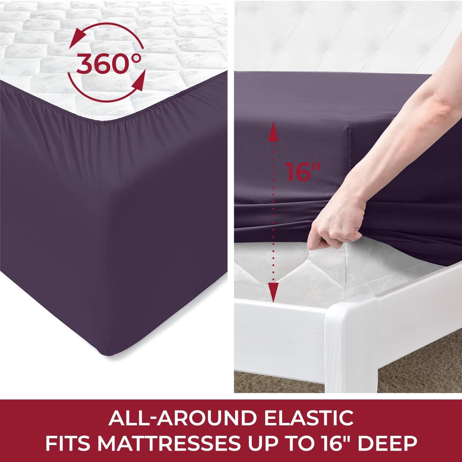 Queen Sheet Sett- 4 Piece