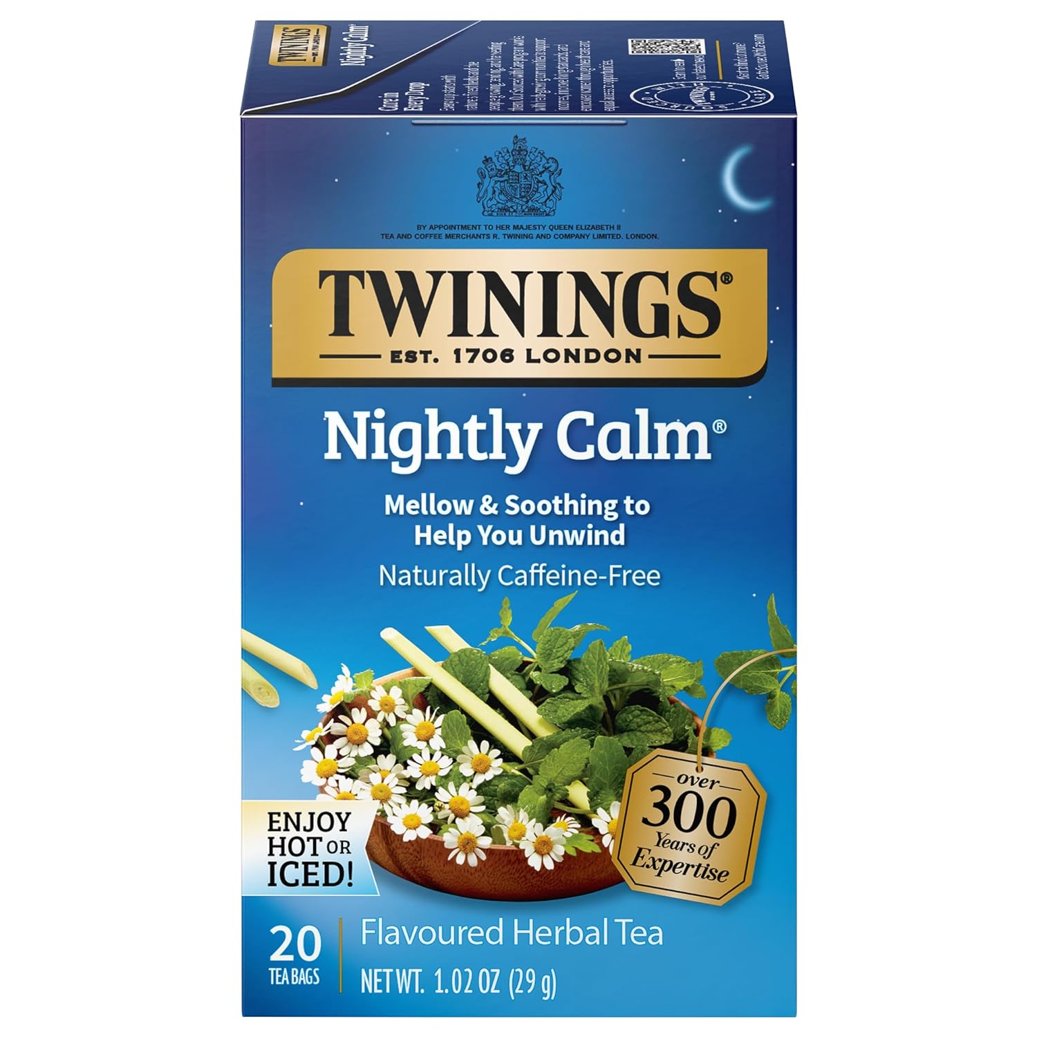 Twinings English Breakfast Black Tea Individually Wrapped Bags, 100 Count (Pack of 1), Smooth, Flavourful, and Robust, Caffeinated, Enjoy Hot or Iced | Packaging May Vary
