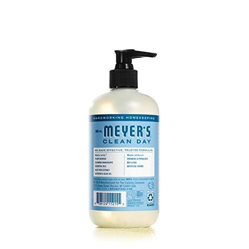 MRS. MEYER'S CLEAN DAY Hand Soap, Made with Essential Oils, Biodegradable Formula, Honeysuckle, 12.5 fl. oz - Pack of 3