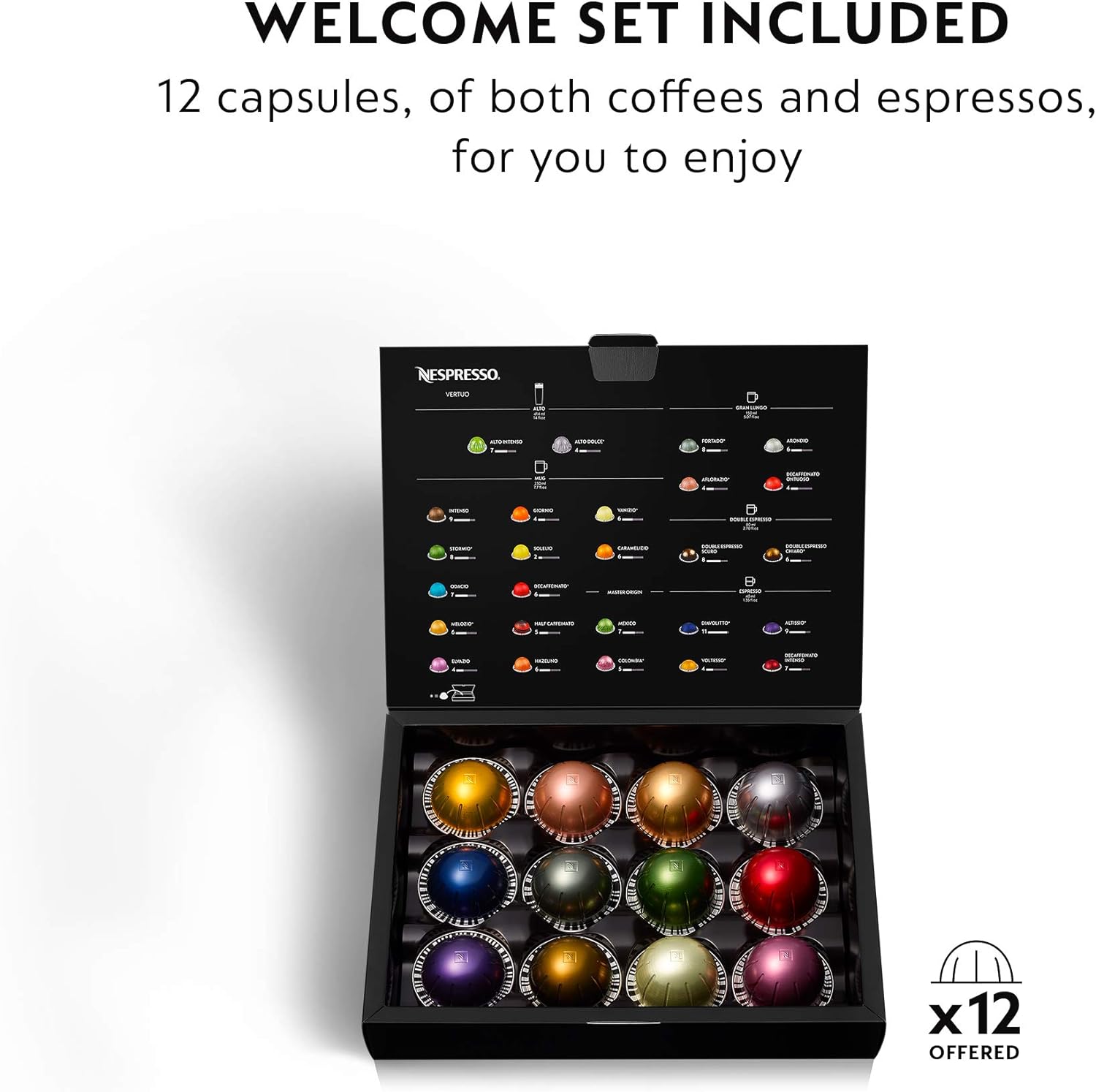 Nespresso Vertuo Plus Coffee and Espresso Maker by De'Longhi, Grey