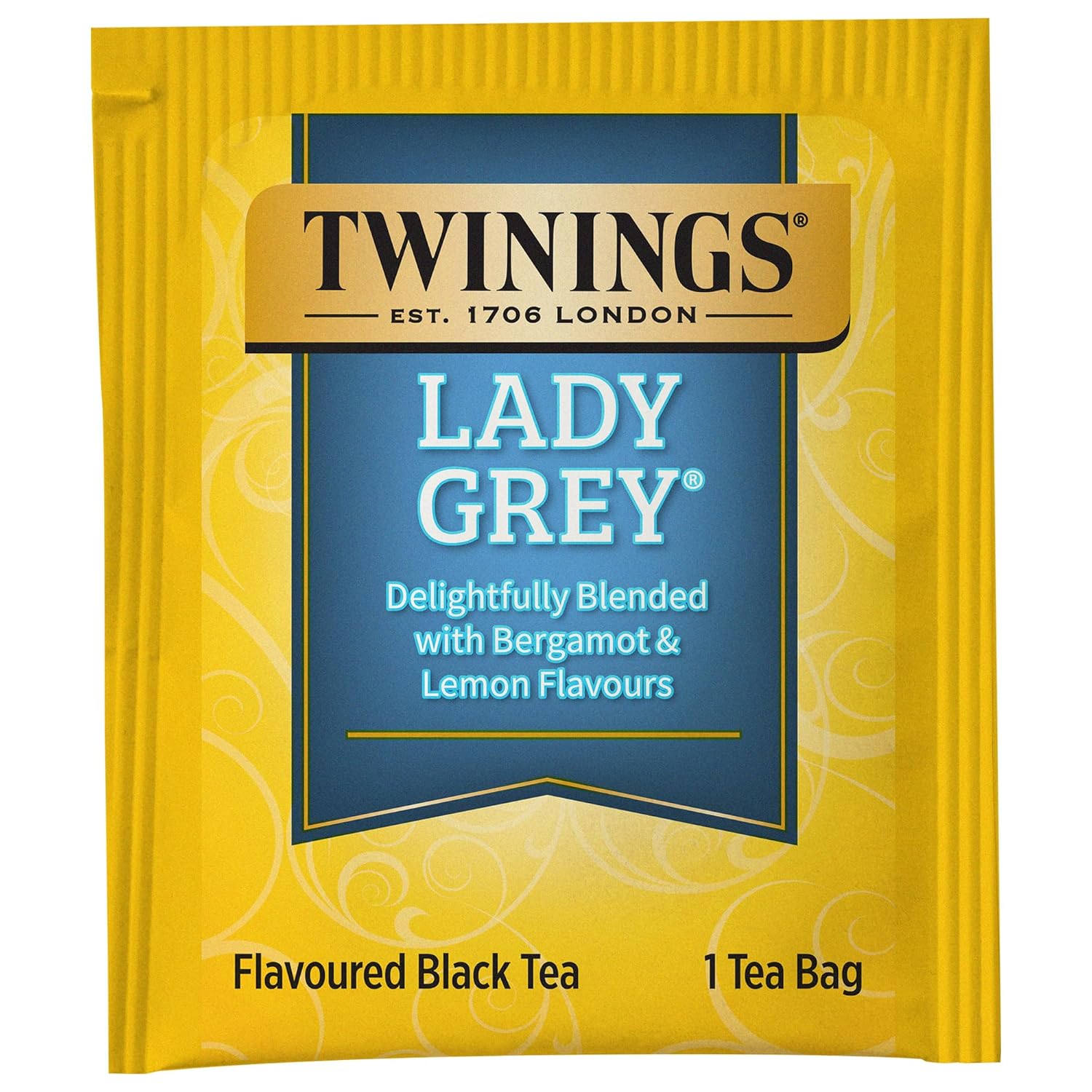 Twinings English Breakfast Black Tea Individually Wrapped Bags, 100 Count (Pack of 1), Smooth, Flavourful, and Robust, Caffeinated, Enjoy Hot or Iced | Packaging May Vary