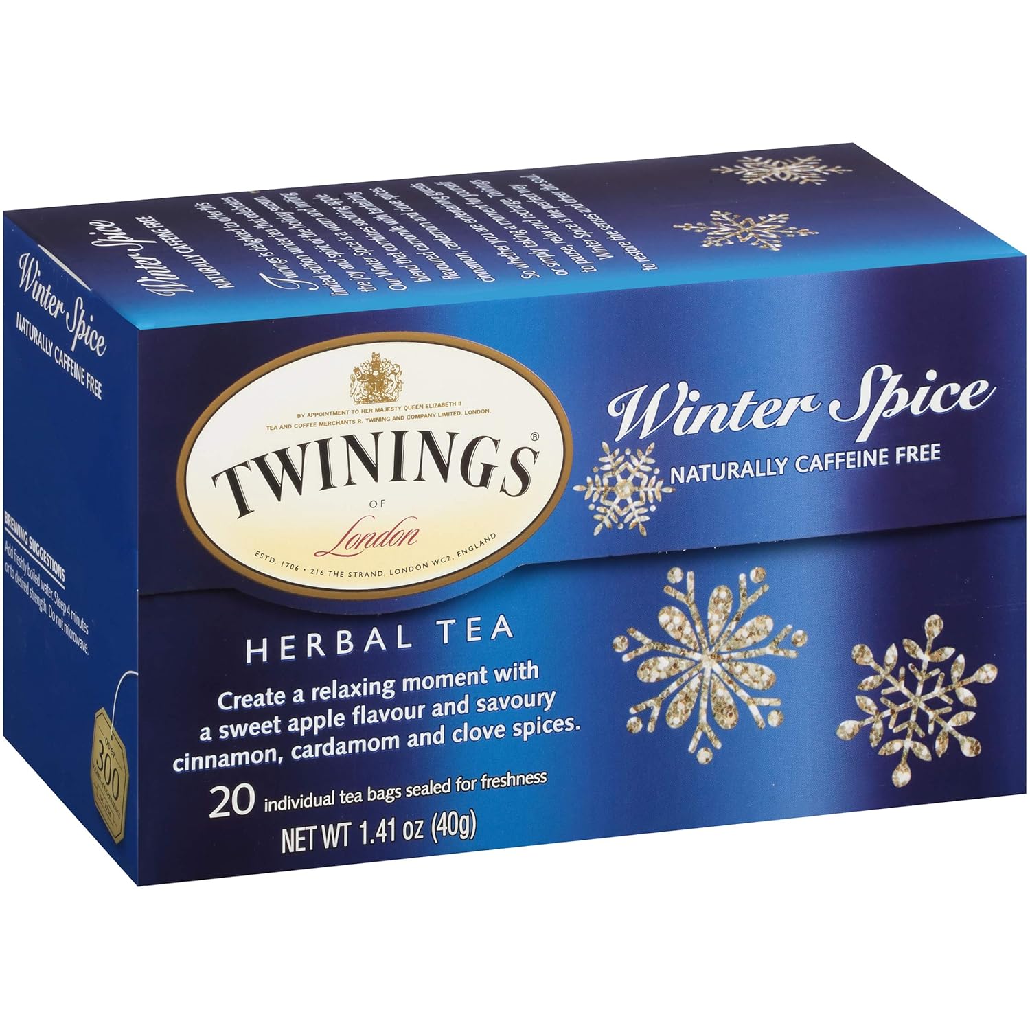 Twinings English Breakfast Black Tea Individually Wrapped Bags, 100 Count (Pack of 1), Smooth, Flavourful, and Robust, Caffeinated, Enjoy Hot or Iced | Packaging May Vary