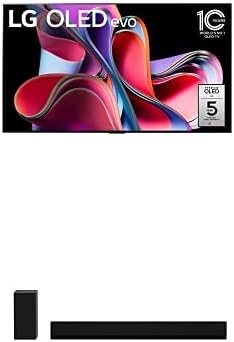 LG G3 Series 83-Inch Class OLED evo 4K Processor Smart Flat Screen TV for Gaming with Magic Remote AI-Powered Gallery Edition OLED83G3PUA, 2023 with Alexa Built-in