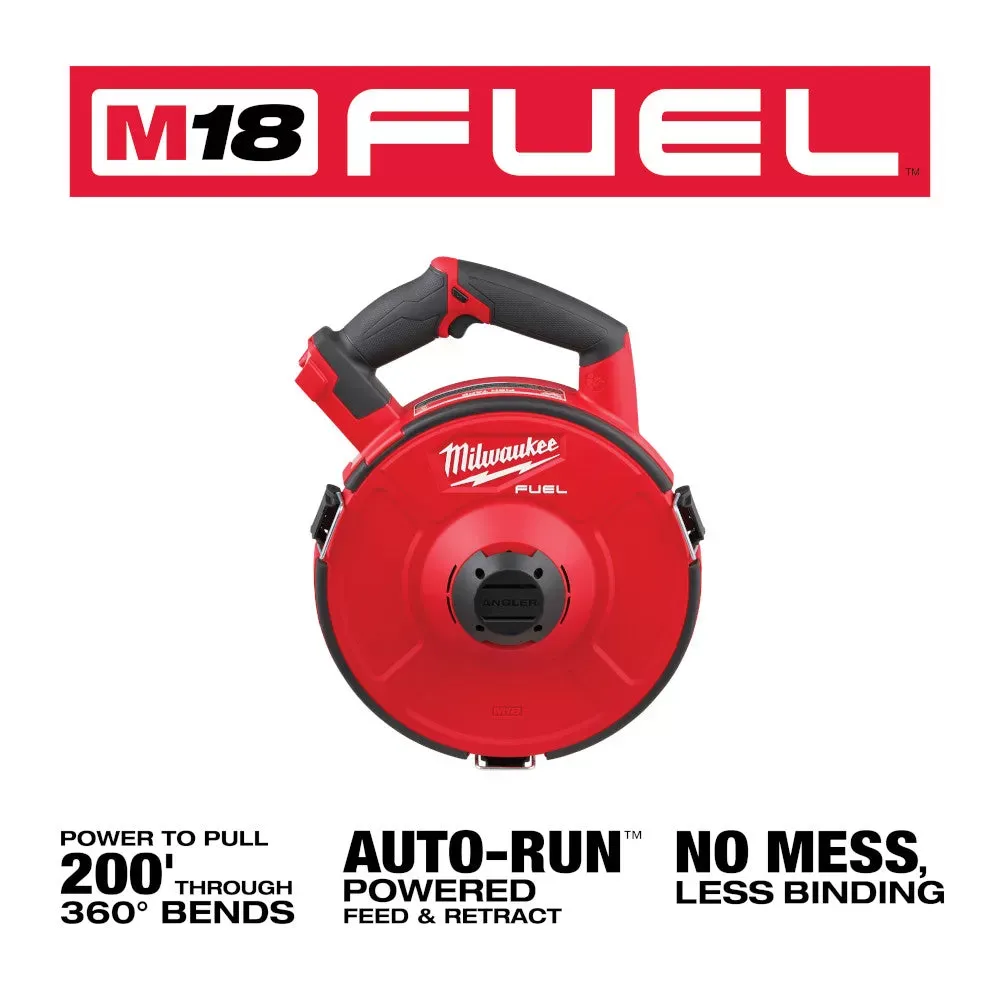 Milwaukee 2873-20S240 M18 FUEL 18V Angler Pulling Fish Tape w/ 240' x 1/8