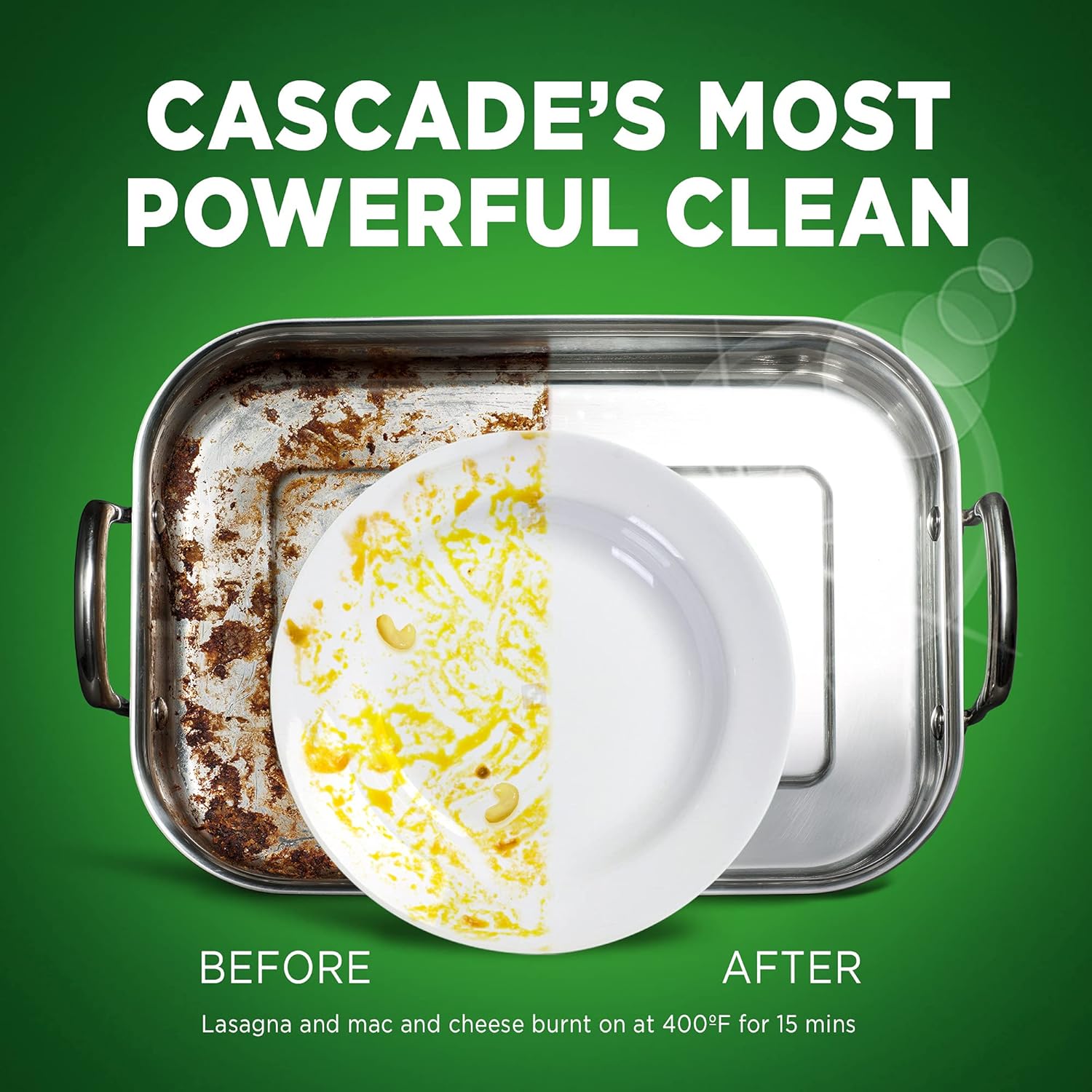 Cascade Platinum Plus Dishwasher Pod, Dish Detergent ActionPacs Dish Pods, Fresh, 52 Count