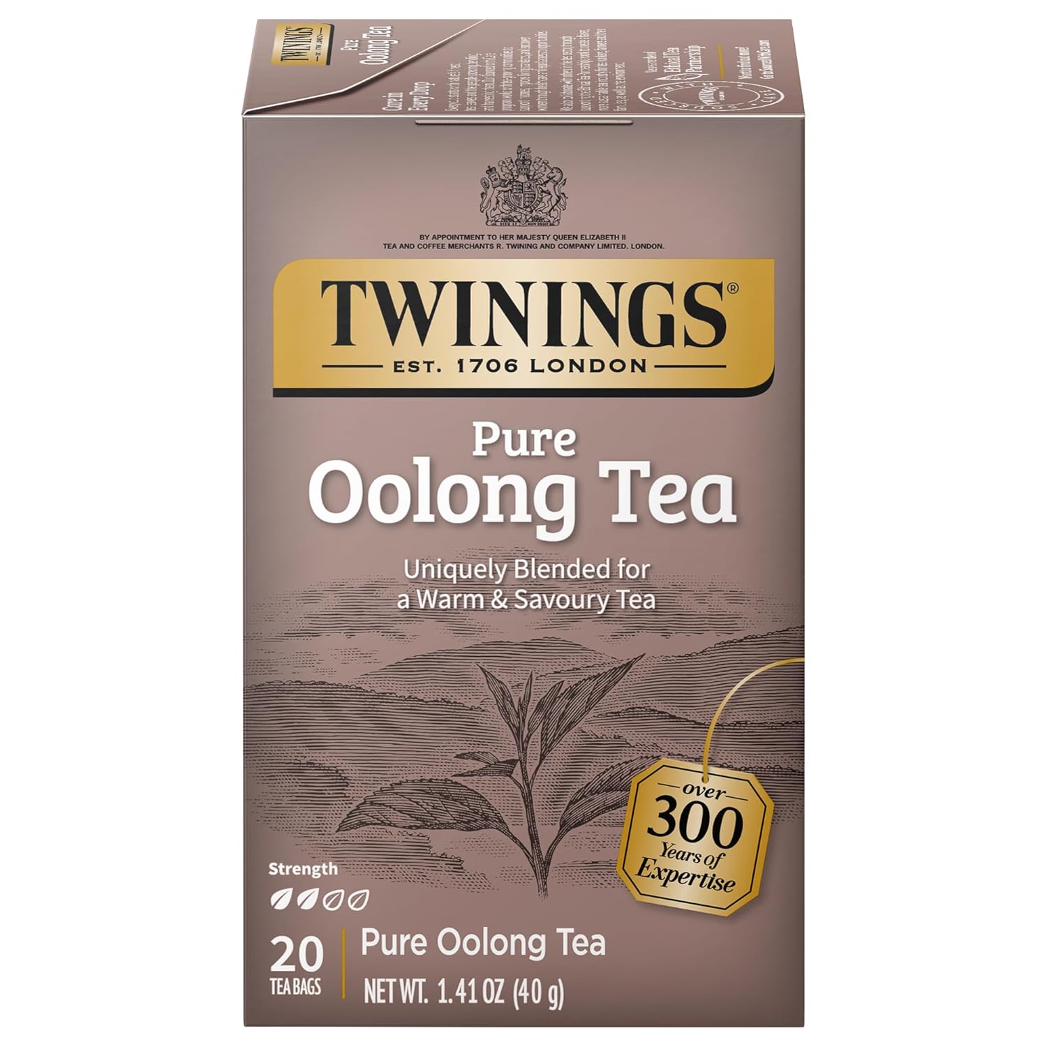 Twinings English Breakfast Black Tea Individually Wrapped Bags, 100 Count (Pack of 1), Smooth, Flavourful, and Robust, Caffeinated, Enjoy Hot or Iced | Packaging May Vary