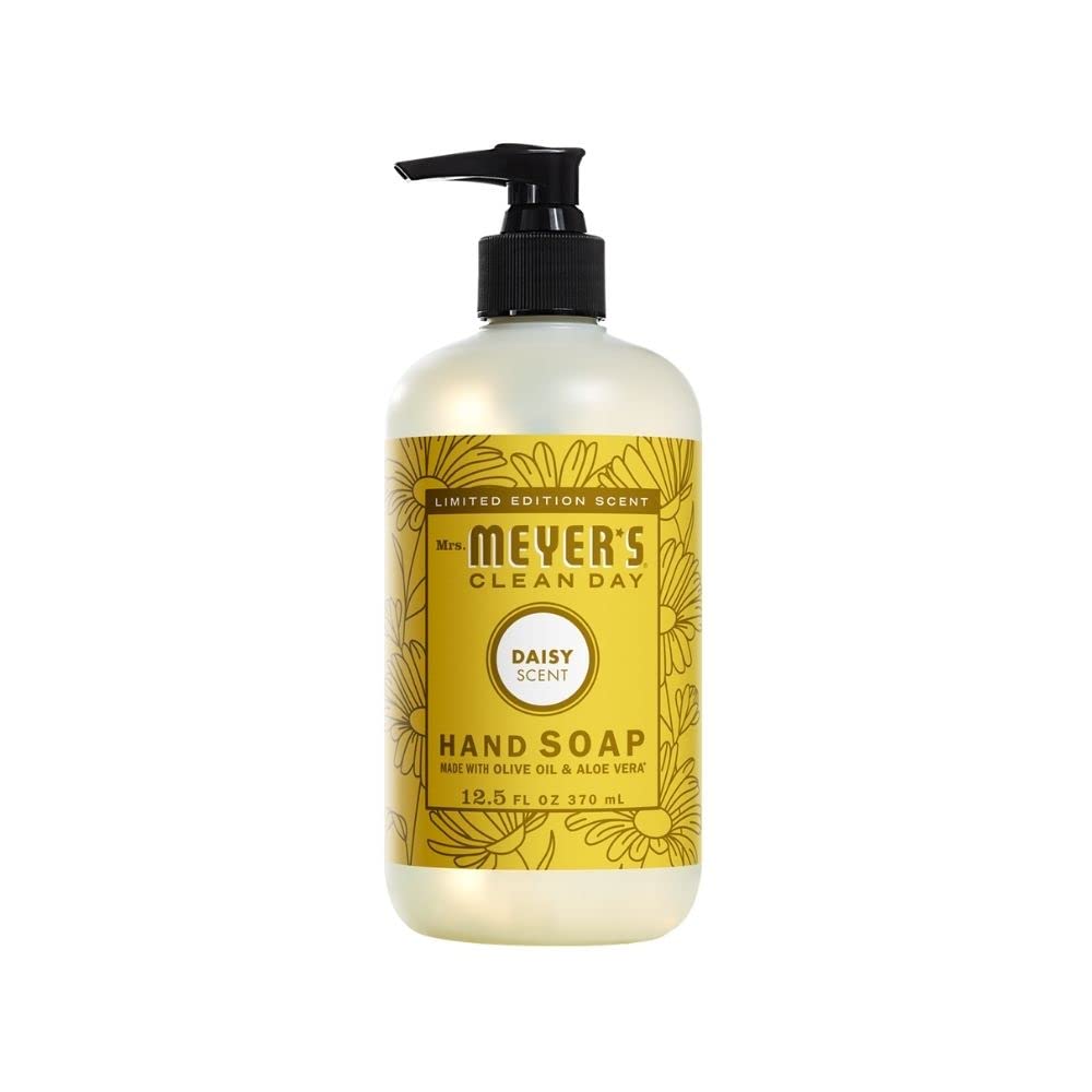 MRS. MEYER'S CLEAN DAY Hand Soap, Made with Essential Oils, Biodegradable Formula, Honeysuckle, 12.5 fl. oz - Pack of 3