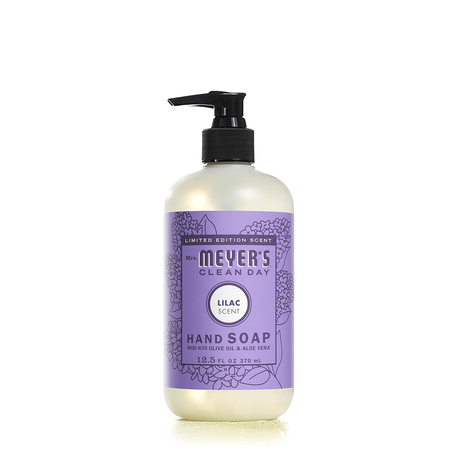 MRS. MEYER'S CLEAN DAY Hand Soap, Made with Essential Oils, Biodegradable Formula, Honeysuckle, 12.5 fl. oz - Pack of 3