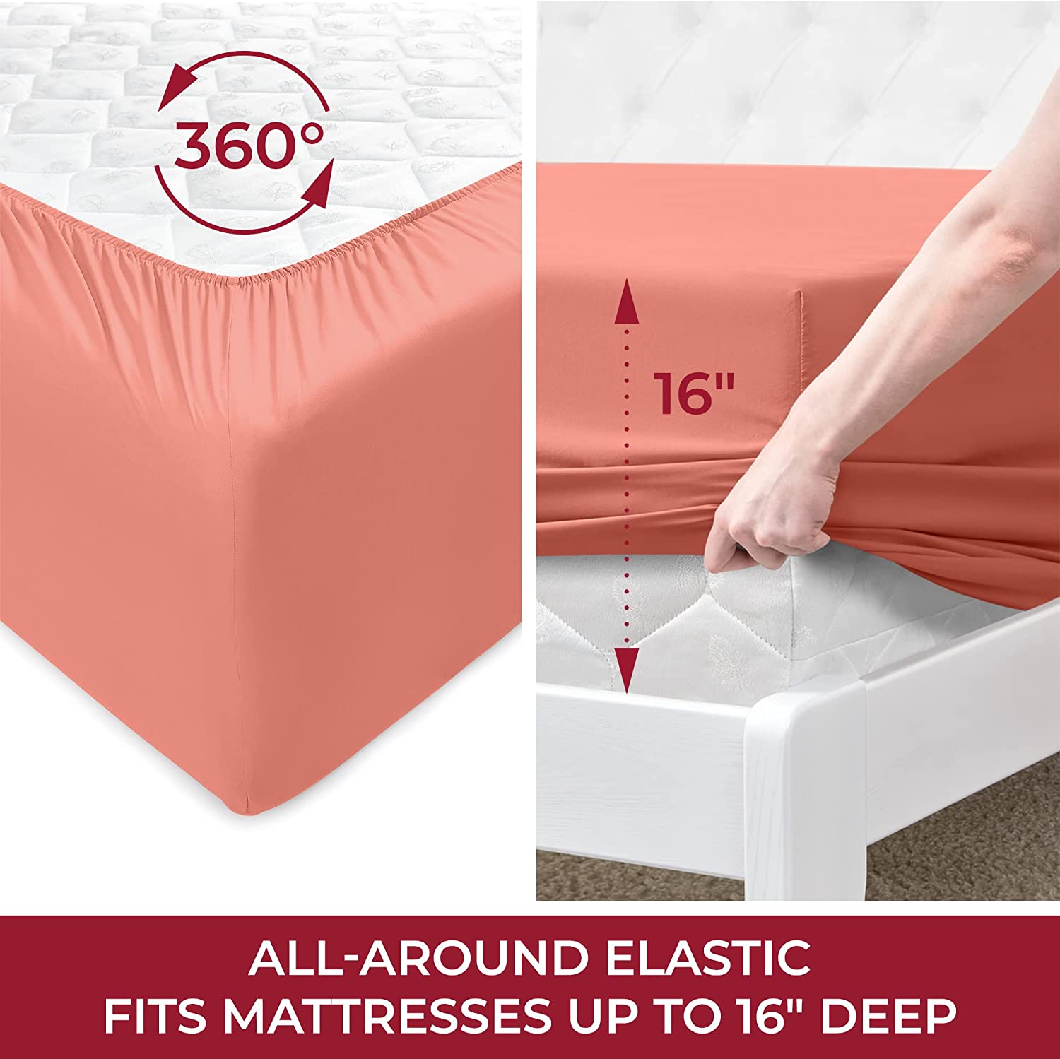 Queen Sheet Sett- 4 Piece