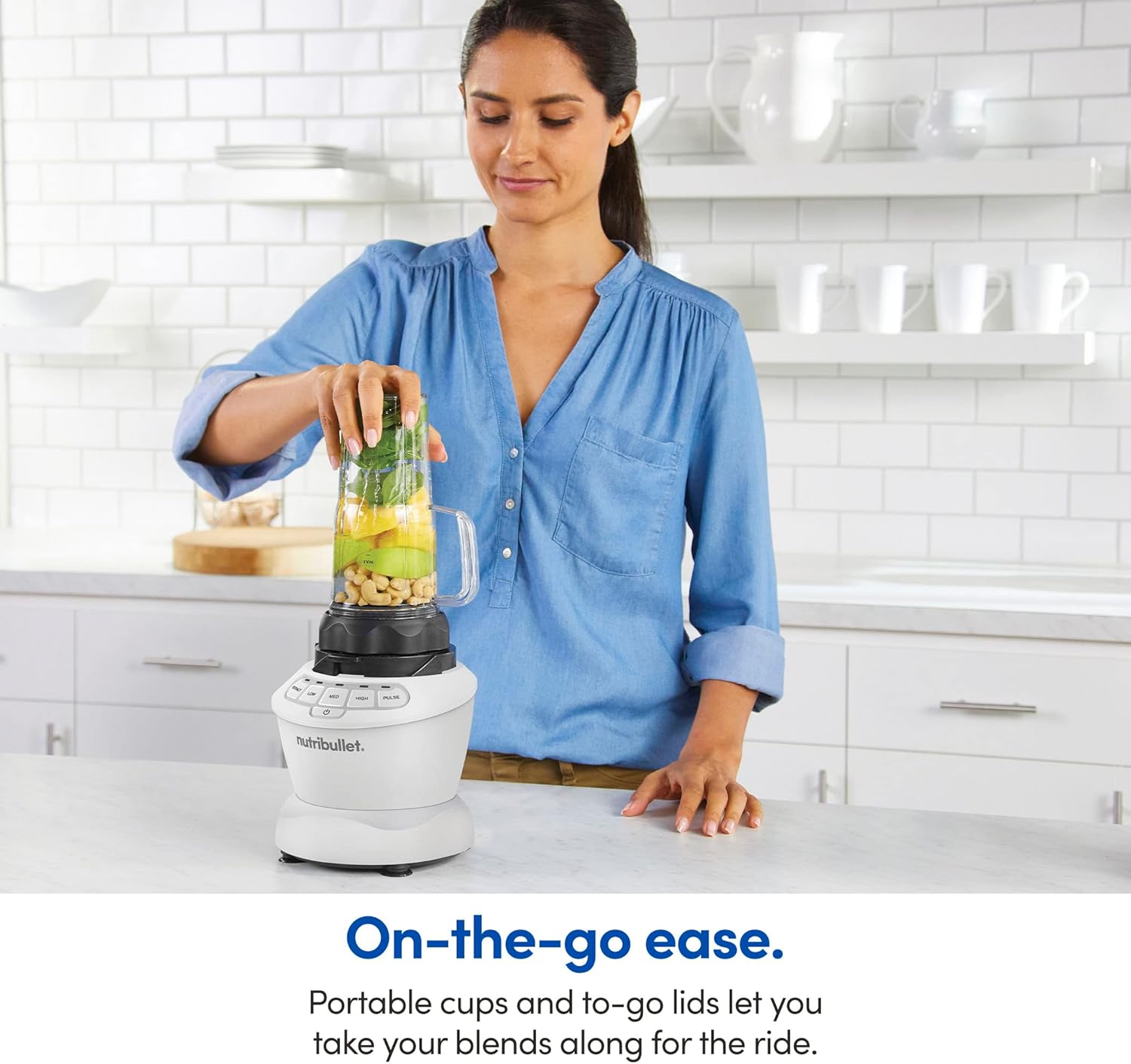 nutribullet Full-Size Blender Combo 1200W – NBF50500 - Dark Gray