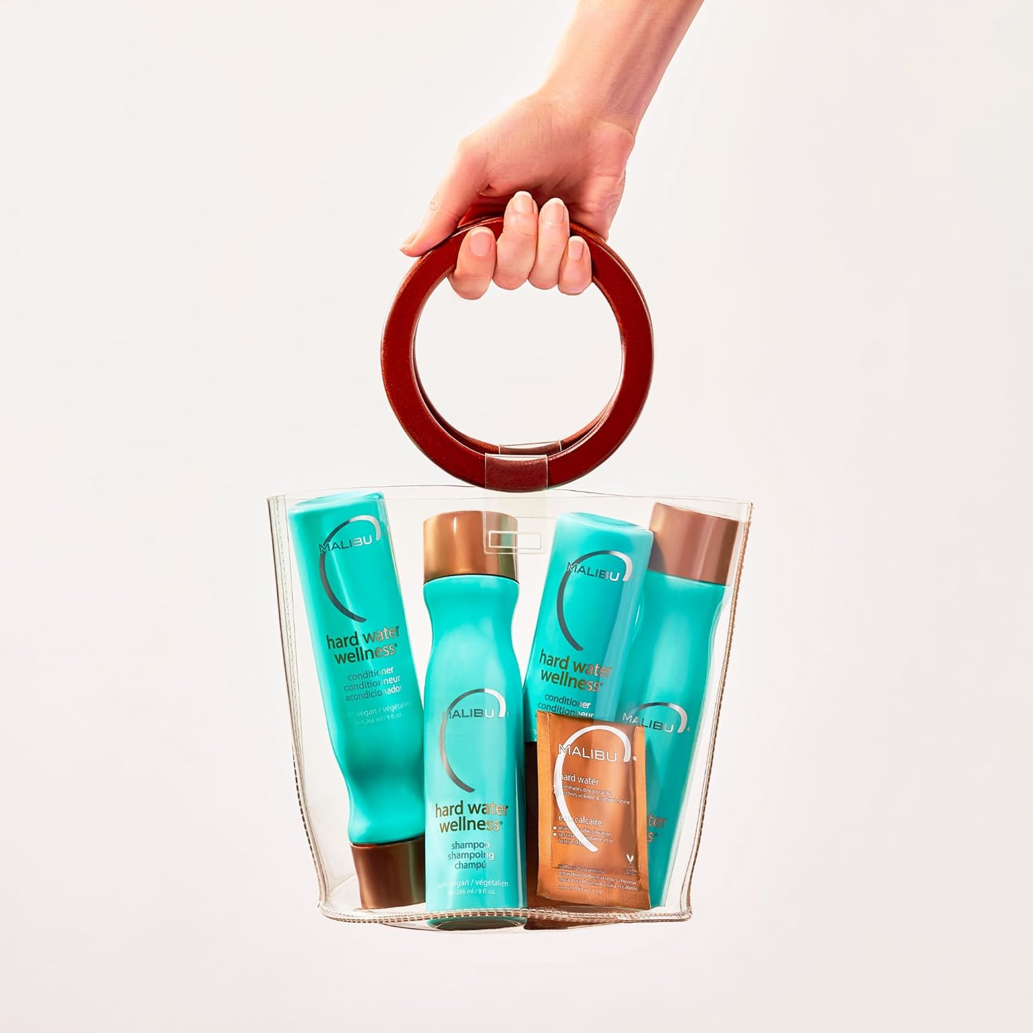 Malibu C Hard Water Wellness Hair Remedy - Removes Hard Water Deposits & Impurities from Hair - Contains Vitamin C Complex for Hair Shine + Vibrancy