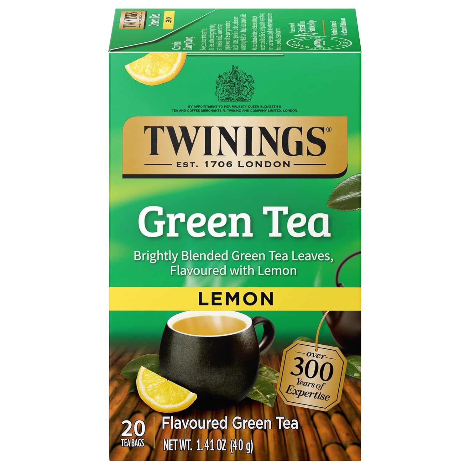 Twinings English Breakfast Black Tea Individually Wrapped Bags, 100 Count (Pack of 1), Smooth, Flavourful, and Robust, Caffeinated, Enjoy Hot or Iced | Packaging May Vary