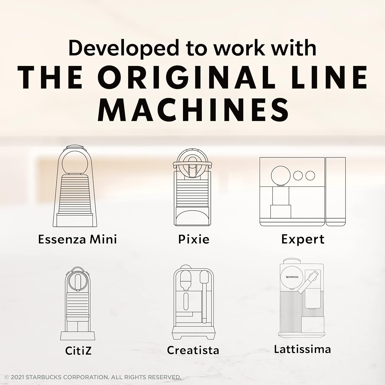 Starbucks by Nespresso Original Line Dark Roast Espresso, 50-count Espresso Pods