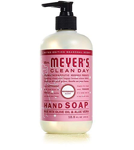 MRS. MEYER'S CLEAN DAY Hand Soap, Made with Essential Oils, Biodegradable Formula, Honeysuckle, 12.5 fl. oz - Pack of 3