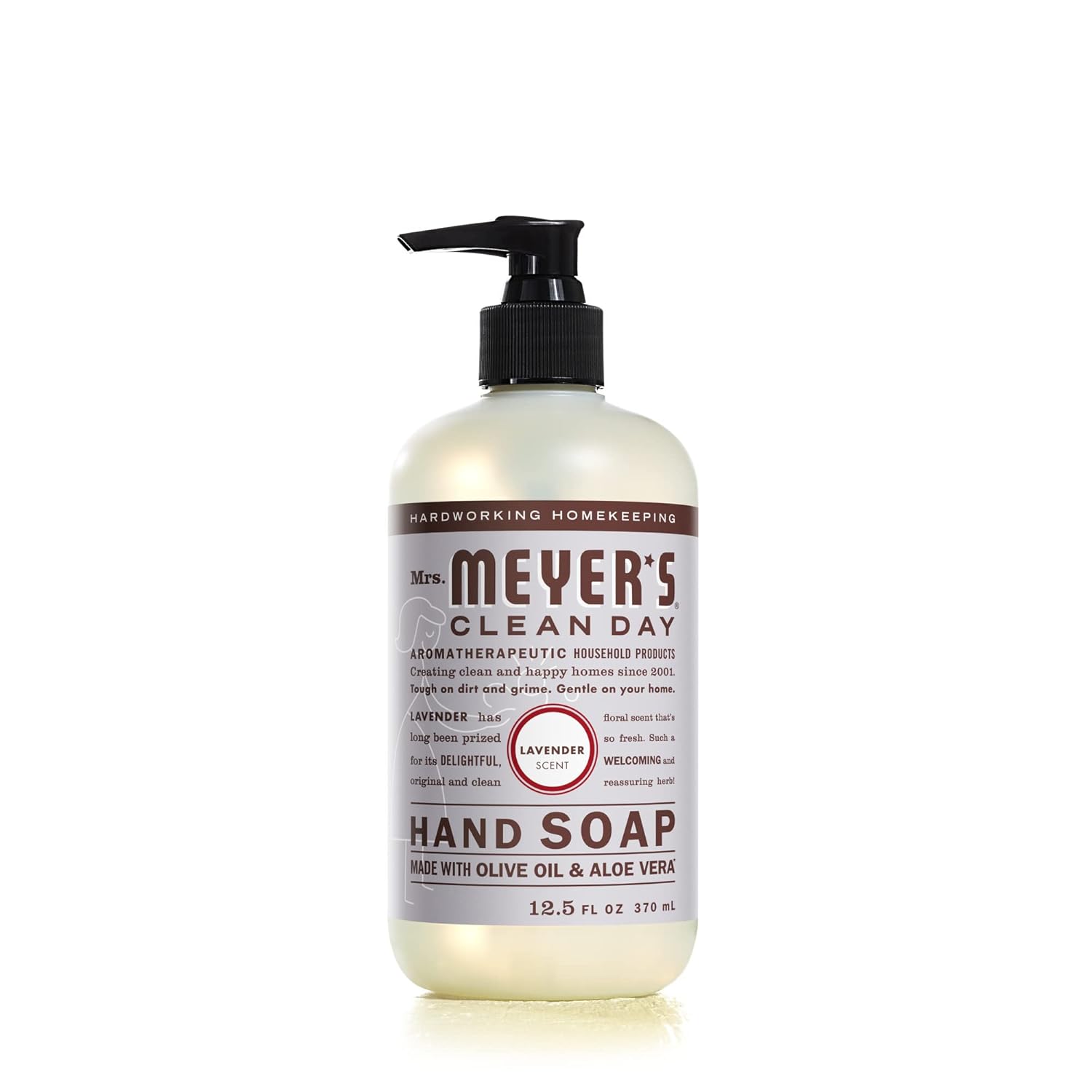 MRS. MEYER'S CLEAN DAY Hand Soap, Made with Essential Oils, Biodegradable Formula, Honeysuckle, 12.5 fl. oz - Pack of 3