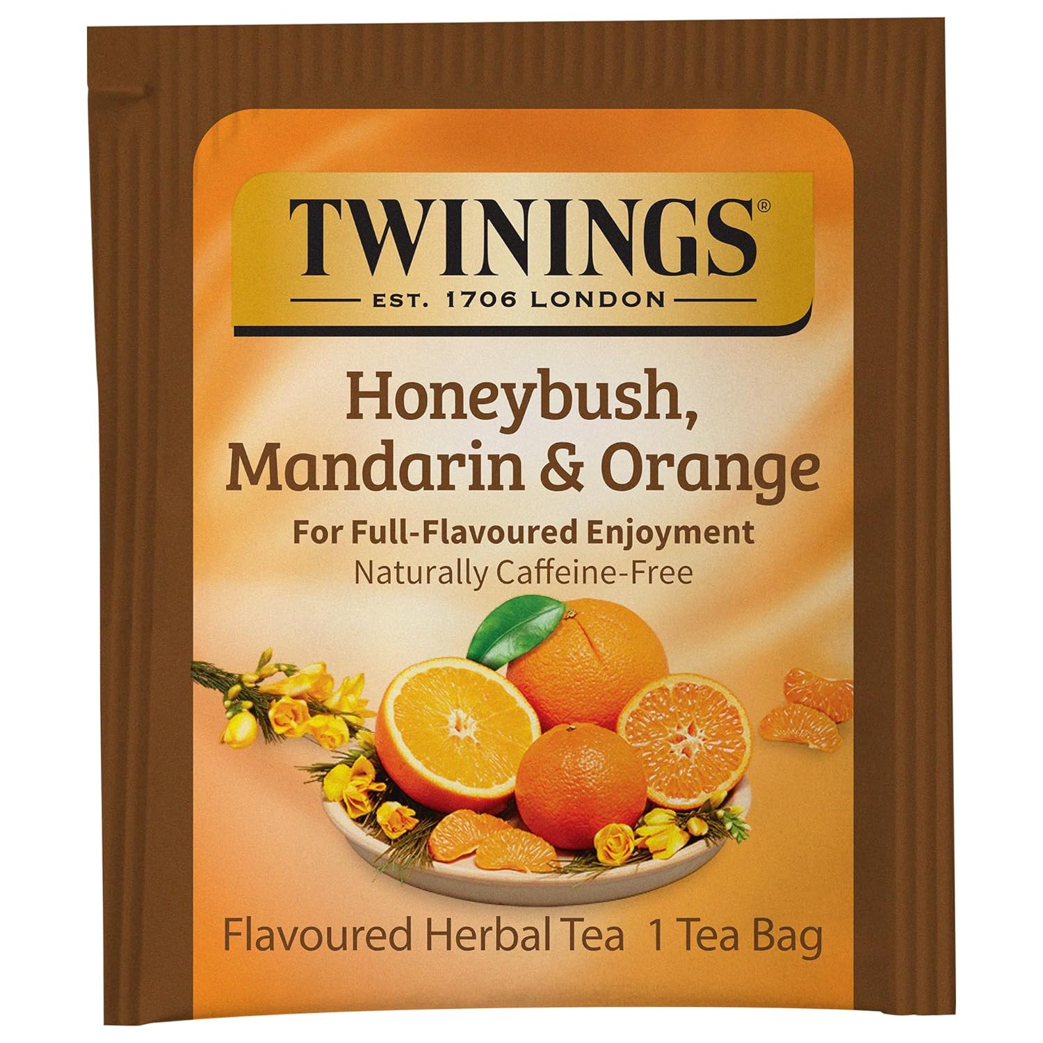 Twinings English Breakfast Black Tea Individually Wrapped Bags, 100 Count (Pack of 1), Smooth, Flavourful, and Robust, Caffeinated, Enjoy Hot or Iced | Packaging May Vary