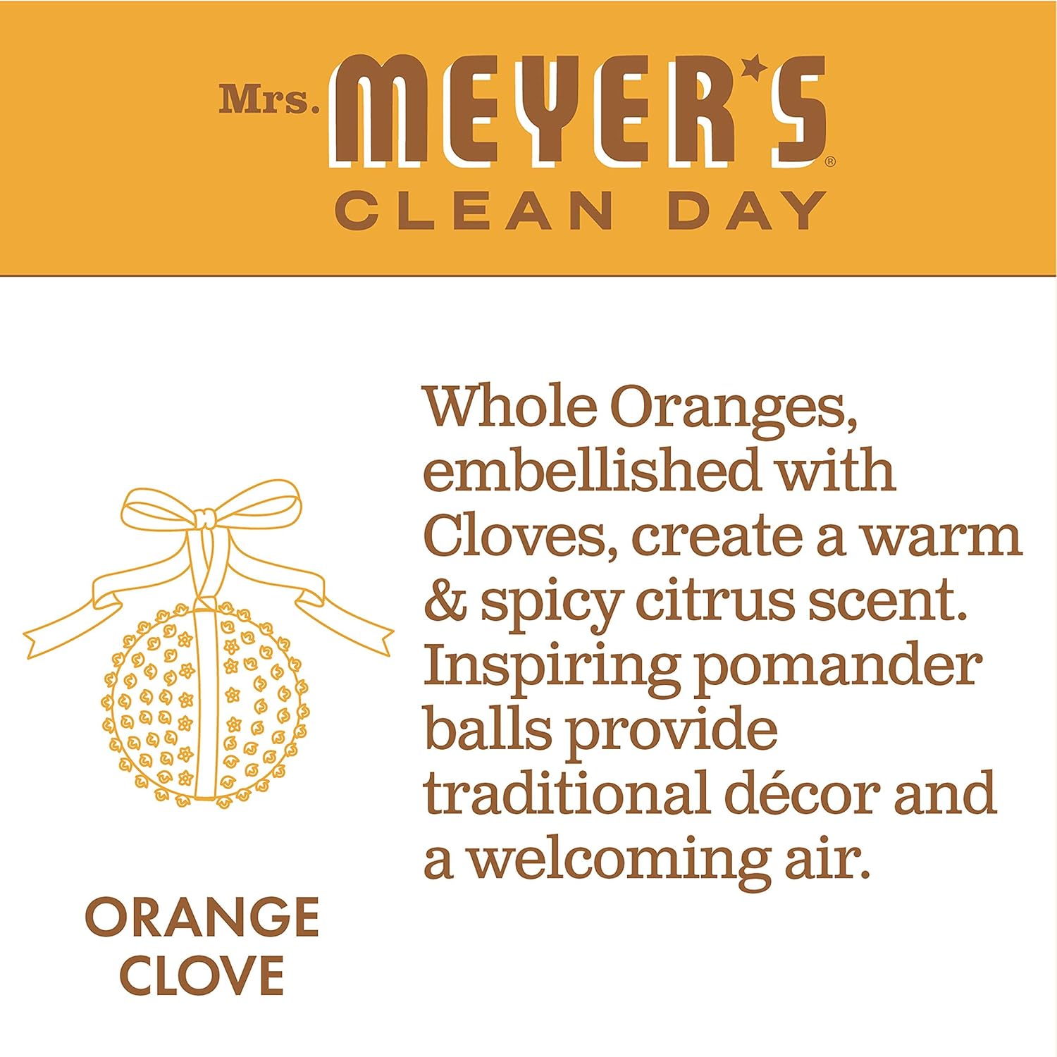 MRS. MEYER'S CLEAN DAY Hand Soap, Made with Essential Oils, Biodegradable Formula, Honeysuckle, 12.5 fl. oz - Pack of 3