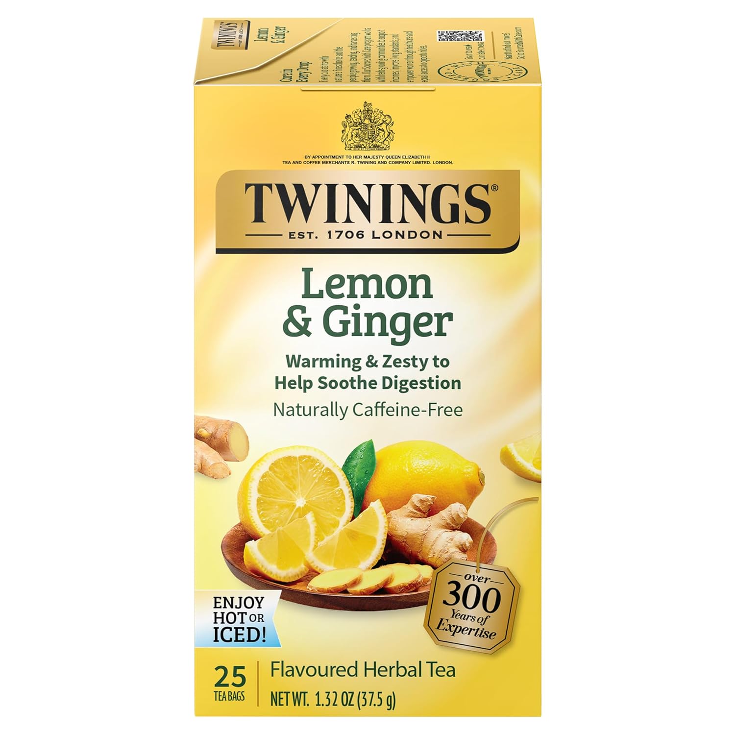 Twinings English Breakfast Black Tea Individually Wrapped Bags, 100 Count (Pack of 1), Smooth, Flavourful, and Robust, Caffeinated, Enjoy Hot or Iced | Packaging May Vary