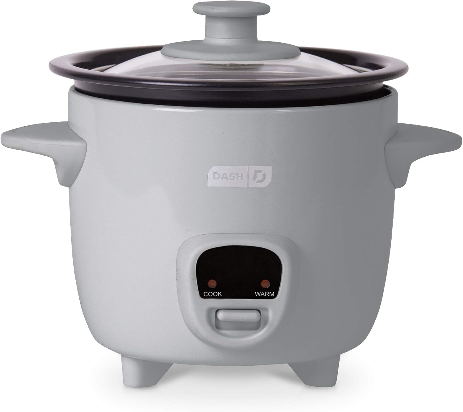 DASH Mini Rice Cooker Steamer with Removable Nonstick Pot, Keep Warm Function & Recipe Guide, .5 Quart, for Soups, Stews, Grains & Oatmeal - Aqua