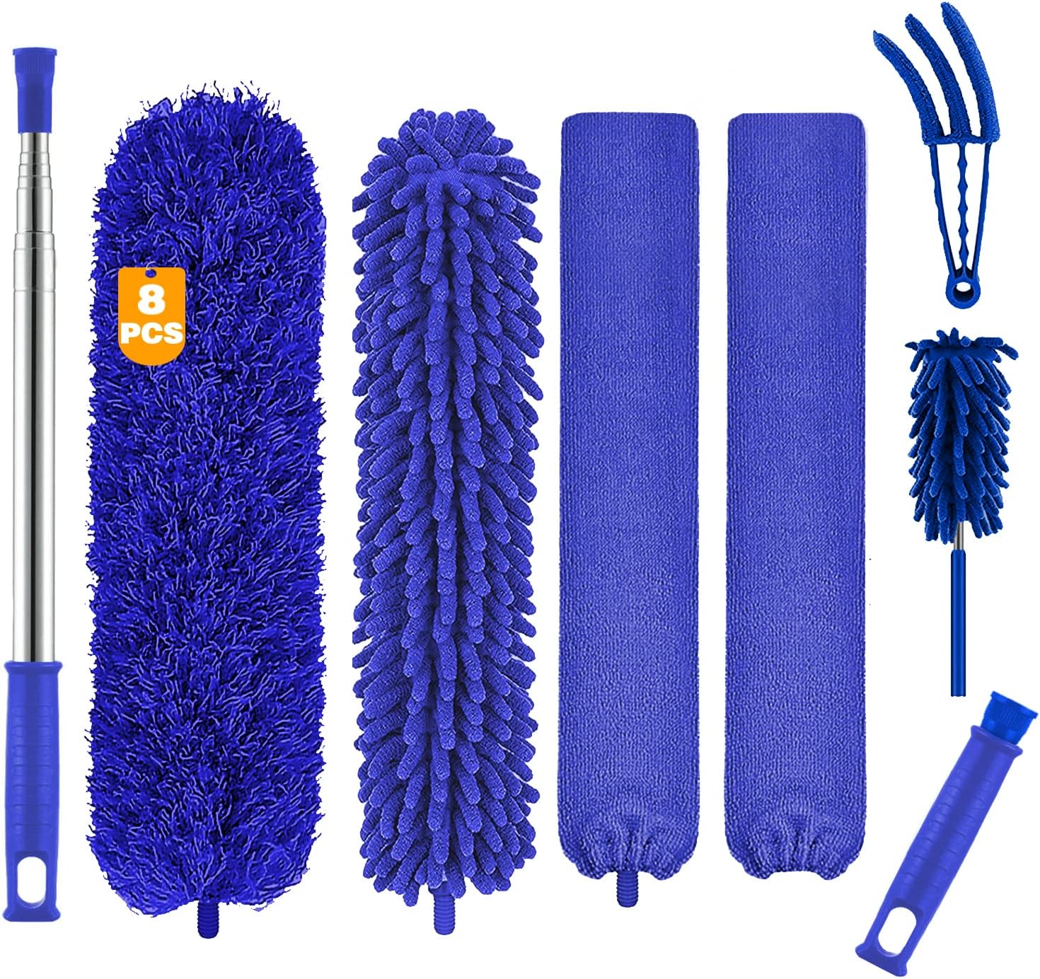 Microfibre Duster for high Ceilings, Duster for Cleaning Fan Cobweb, 100
