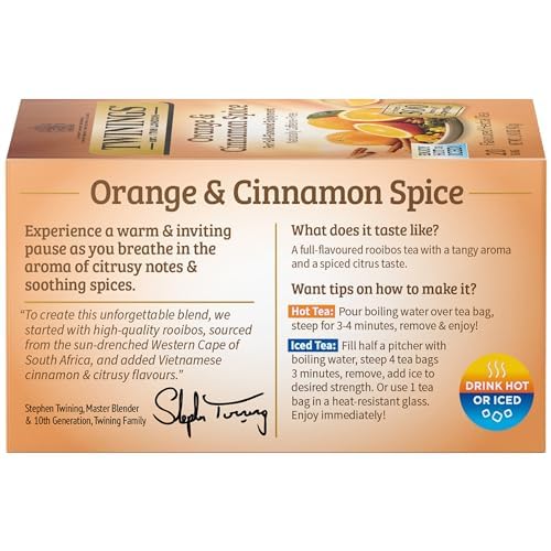 Twinings English Breakfast Black Tea Individually Wrapped Bags, 100 Count (Pack of 1), Smooth, Flavourful, and Robust, Caffeinated, Enjoy Hot or Iced | Packaging May Vary