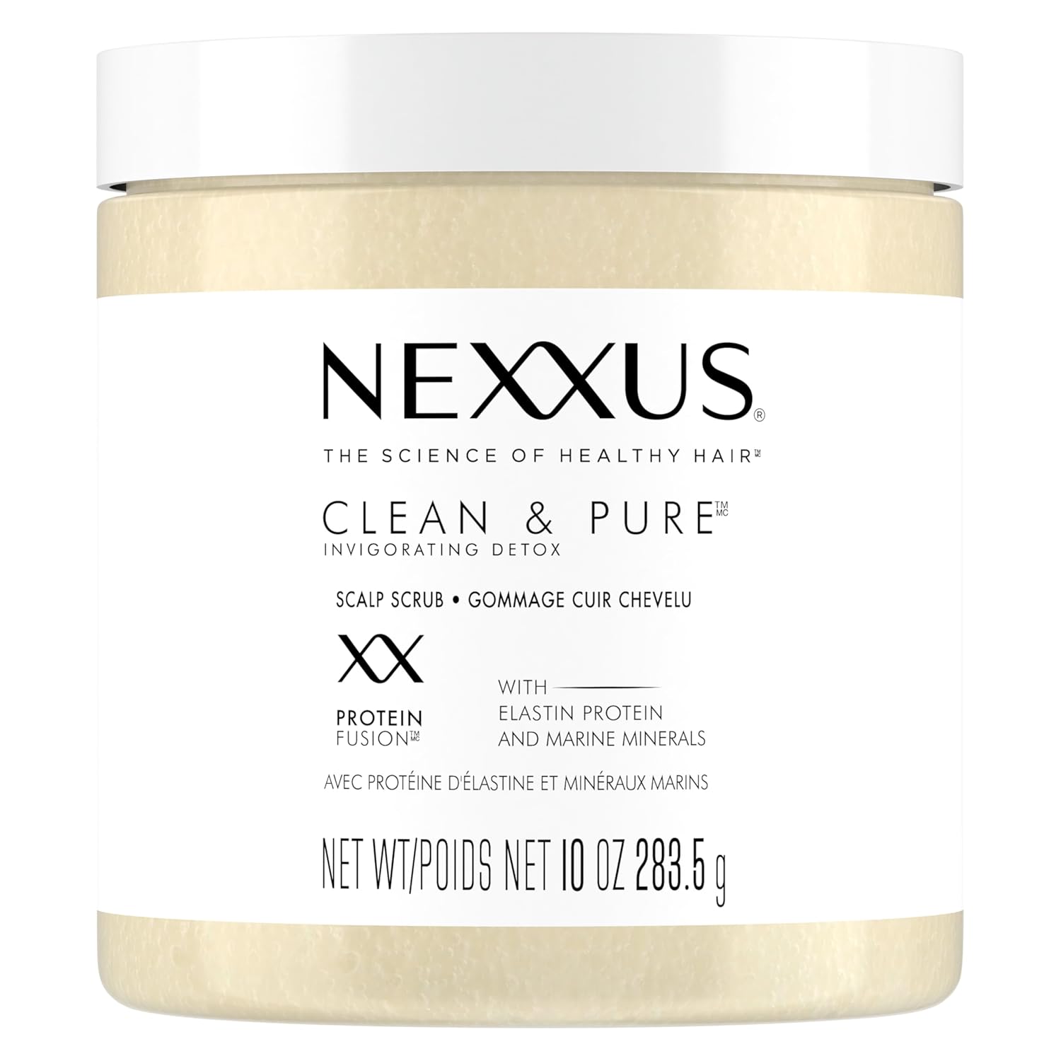 Nexxus Sulfate-Free Hair Scrub Exfoliating Scalp Scrub To Nourish & Clarify Silicone, Dye, & Paraben Free Hair Scrub 10 oz