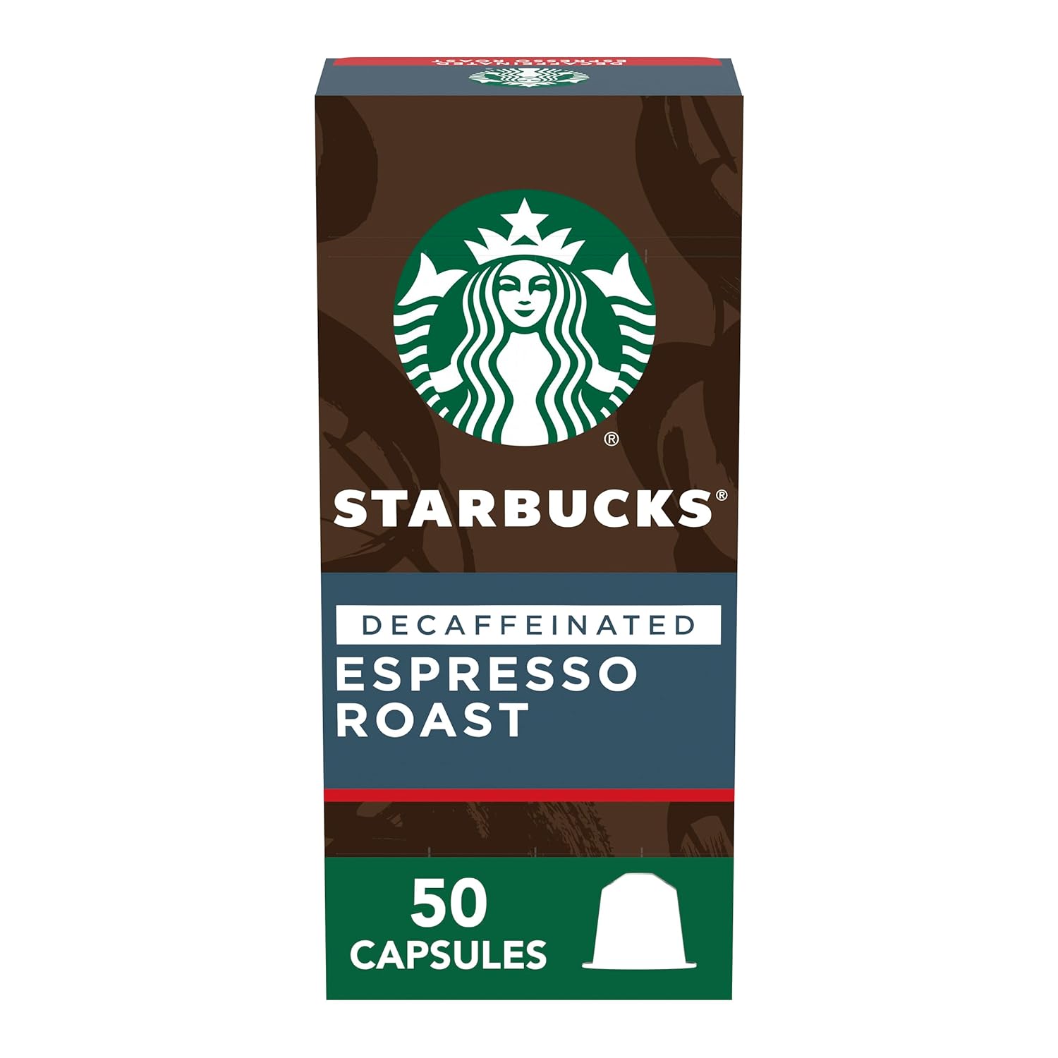 Starbucks by Nespresso Original Line Dark Roast Espresso, 50-count Espresso Pods