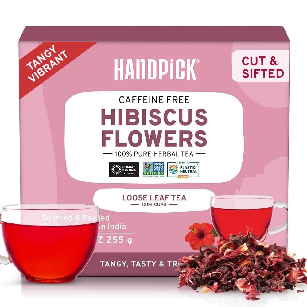 HANDPICK, Peppermint Tea, Eco-Conscious Tea Bags - 100 Count | Caffeine Free, Non-GMO | Minty, Fresh & Cool flavor | Direct From Source